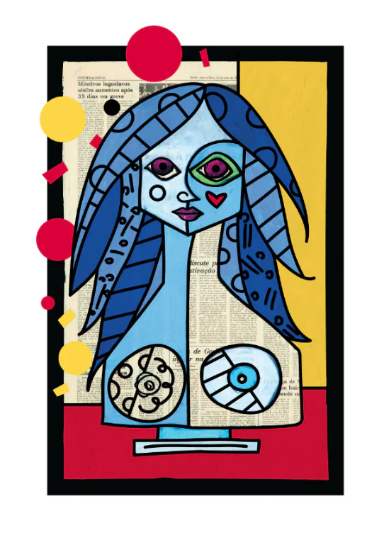 Blue, Red & Yellow - Limited Edition Print