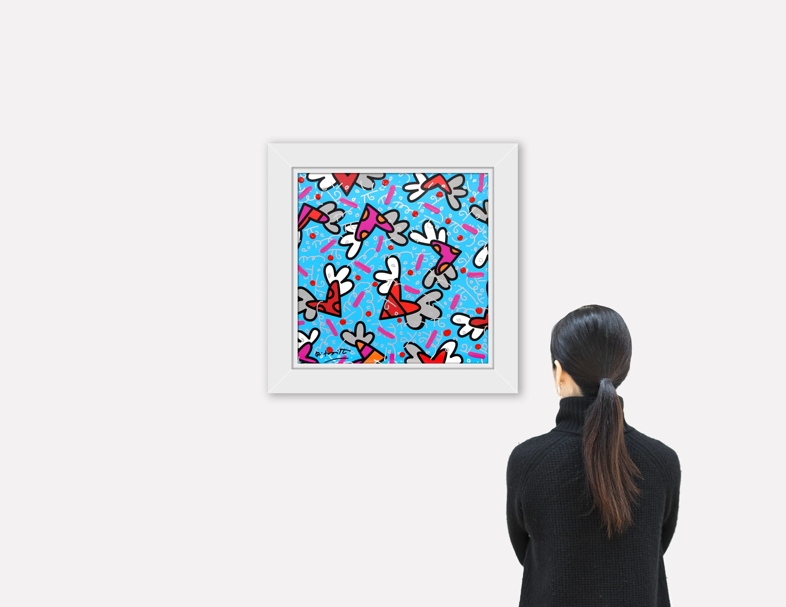 Blue Sky - Mixed Media Original - Image 4