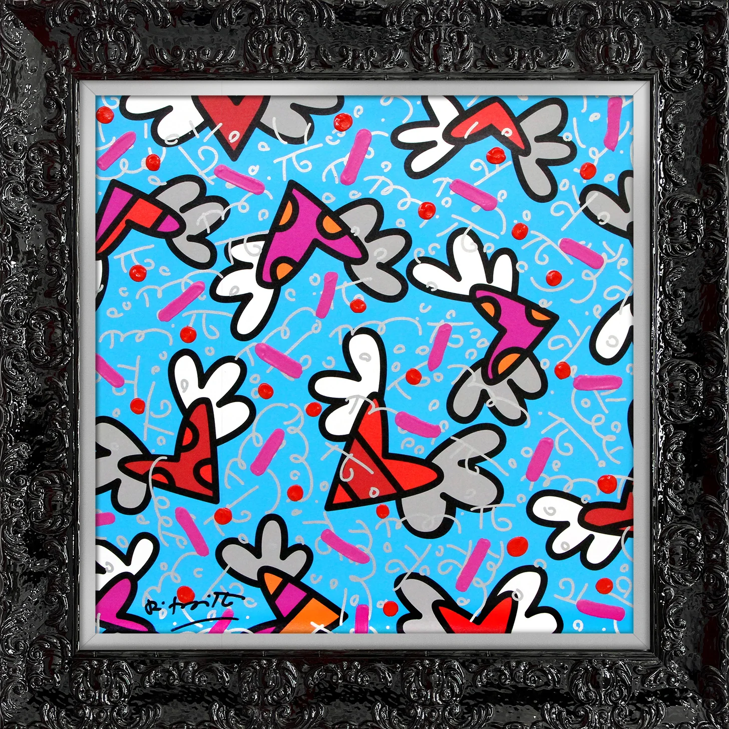 Blue Sky - Mixed Media Original - Image 8