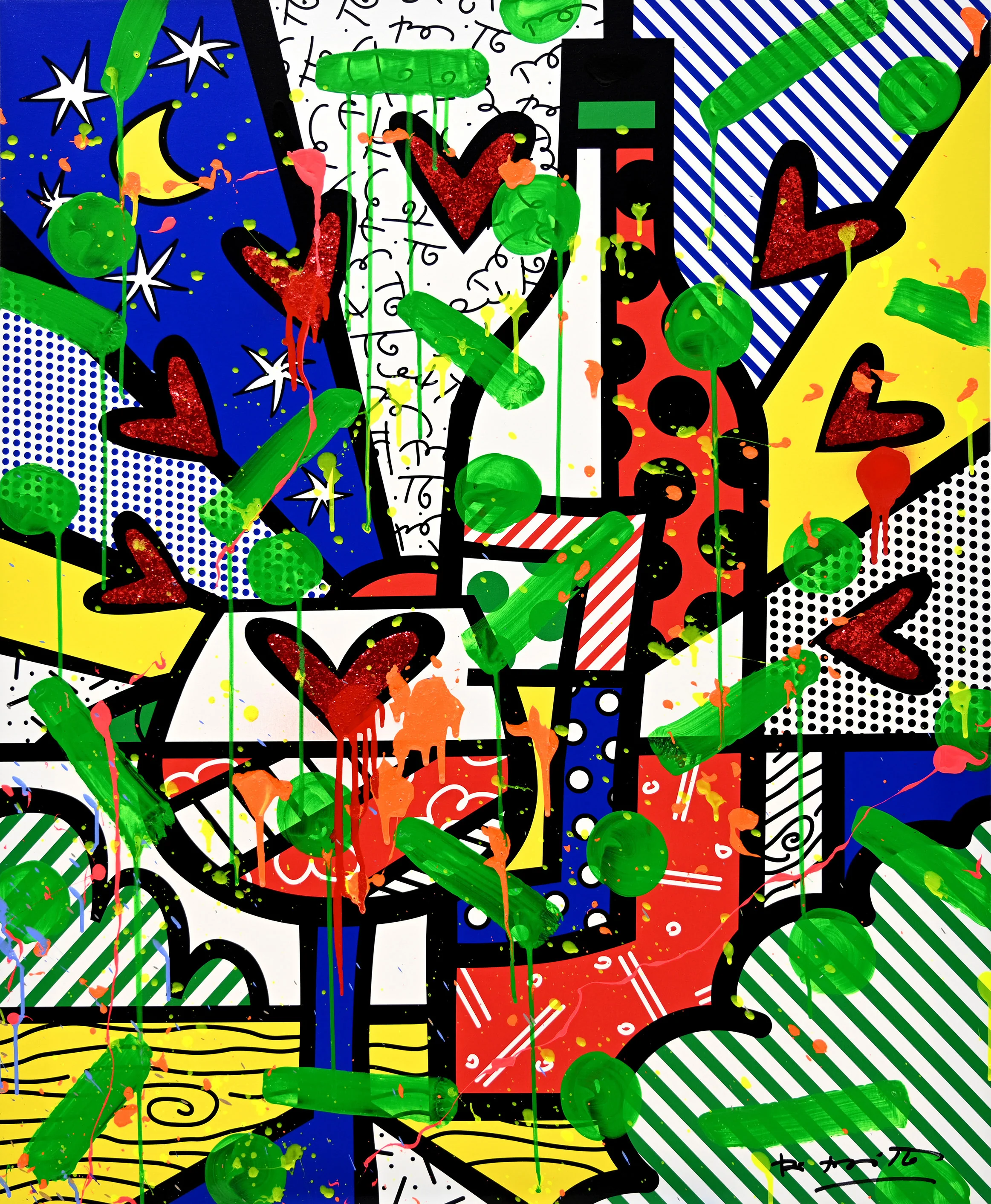 Bordeaux - Mixed Media Original