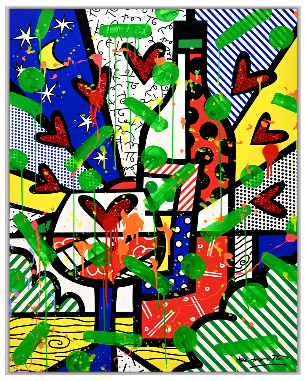 Bordeaux - Mixed Media Original - Image 12