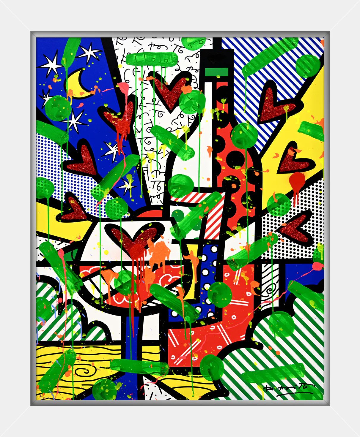 Bordeaux - Mixed Media Original - Image 13