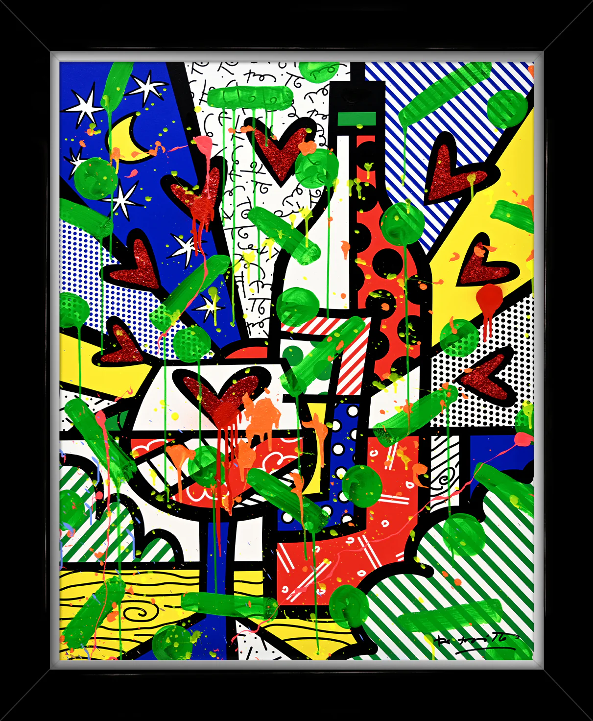 Bordeaux - Mixed Media Original - Image 2