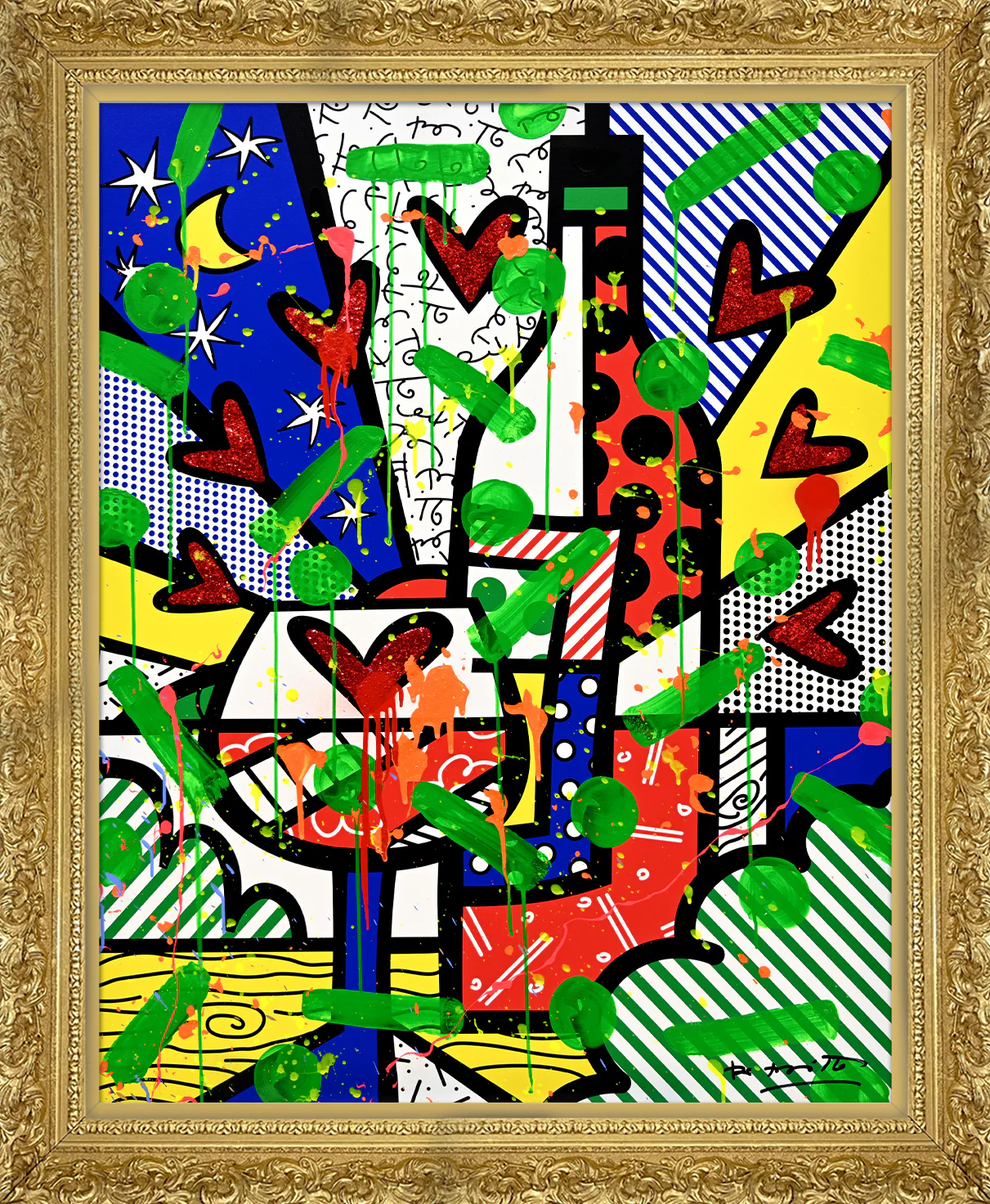 Bordeaux - Mixed Media Original - Image 3