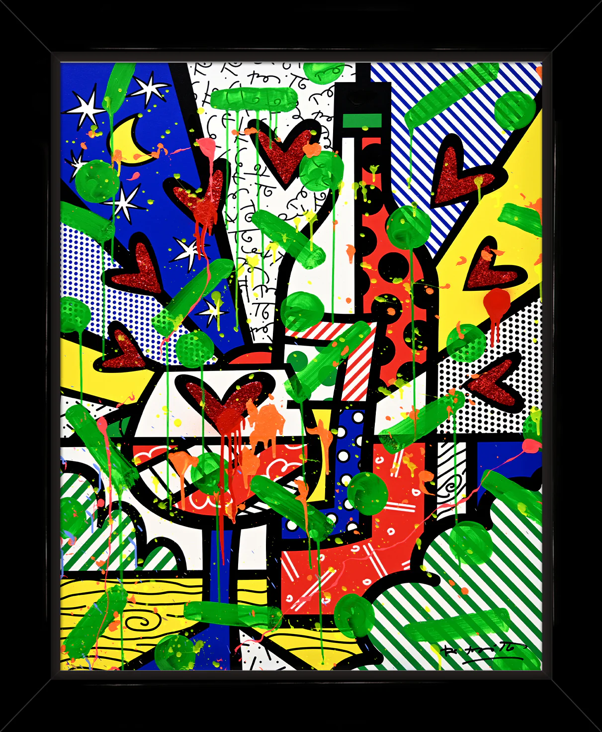 Bordeaux - Mixed Media Original - Image 6