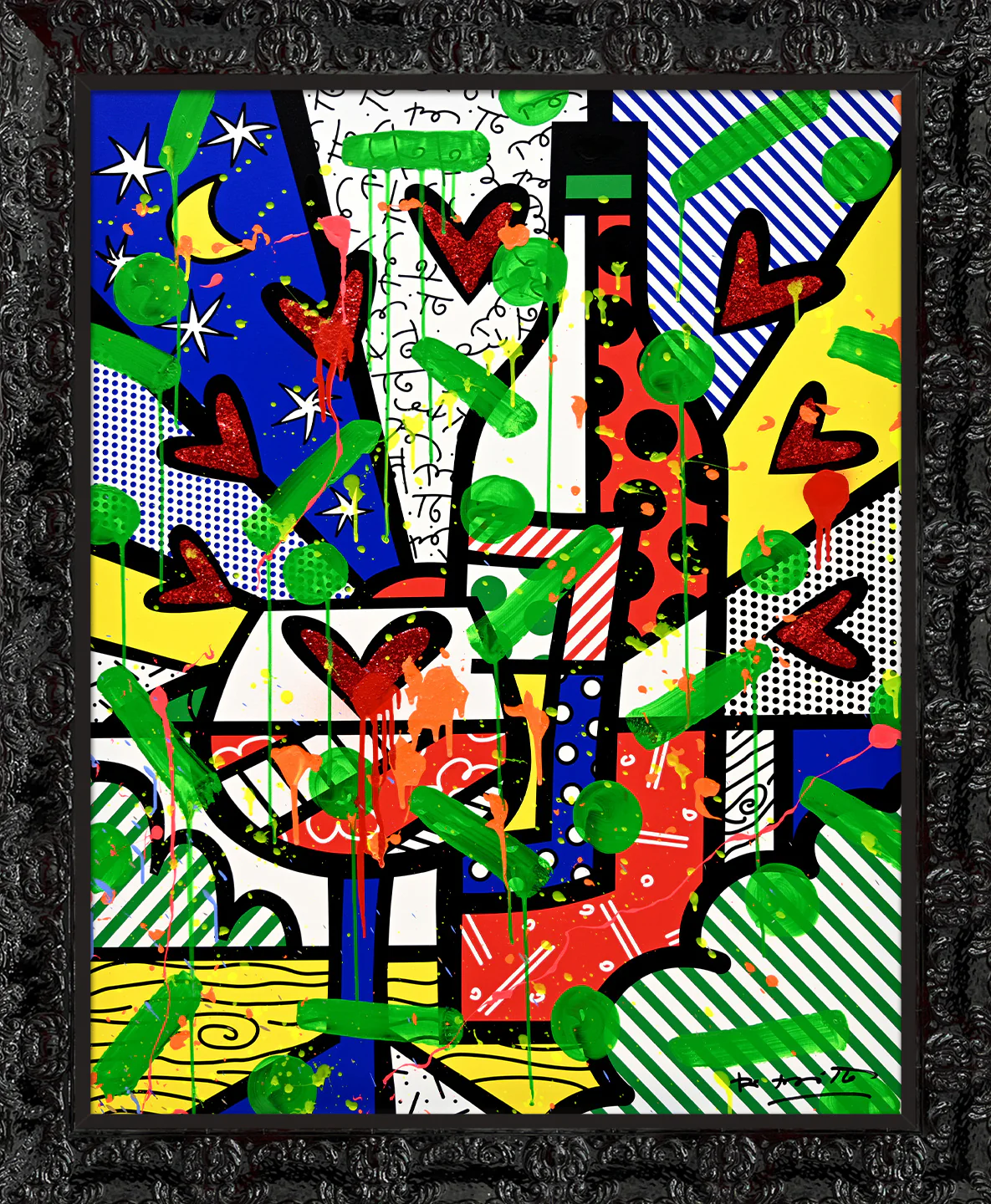 Bordeaux - Mixed Media Original - Image 7