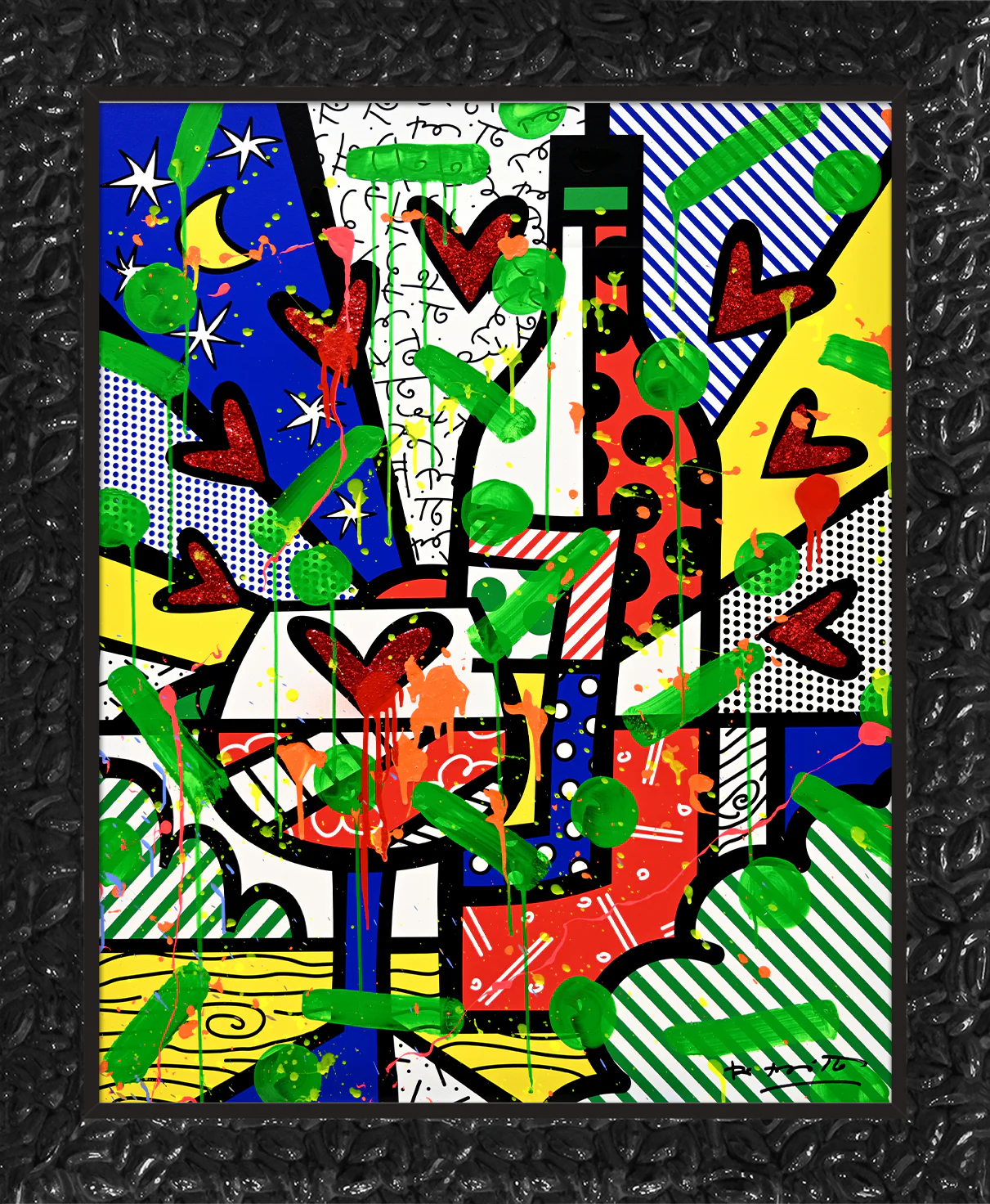 Bordeaux - Mixed Media Original - Image 9