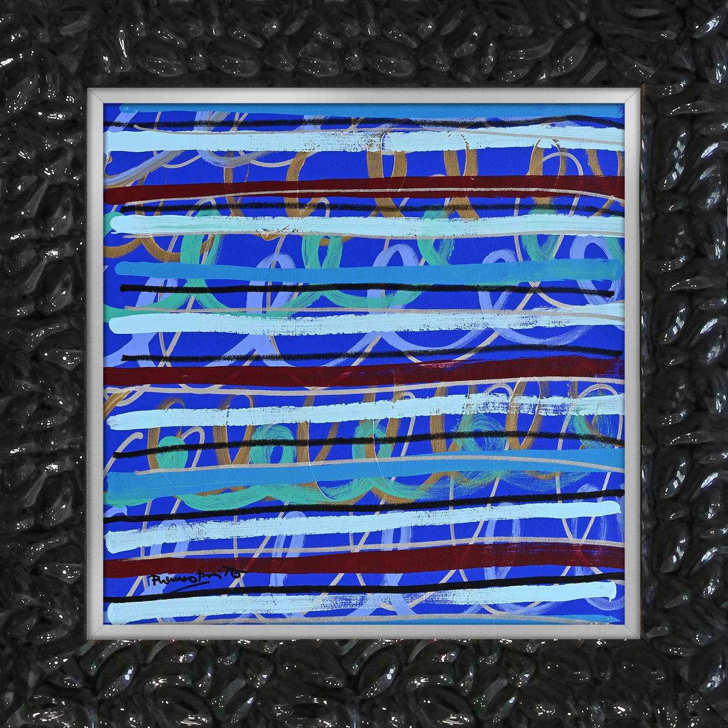 Border Lines - Original Painting - Image 10