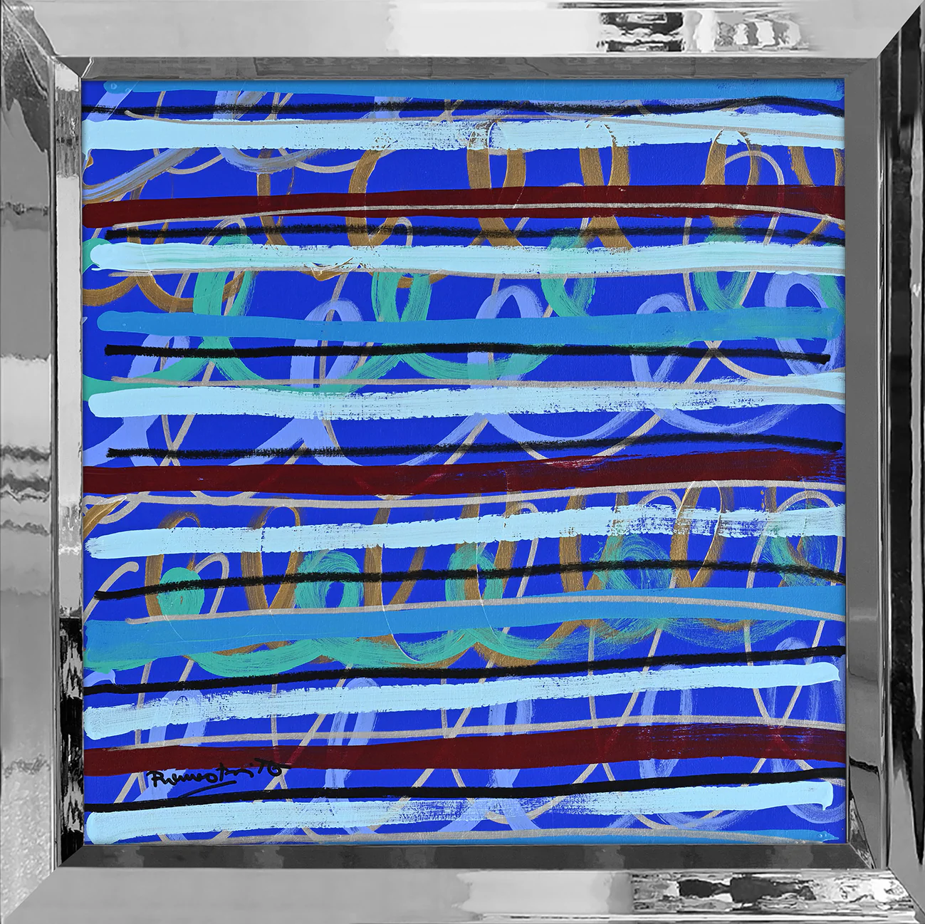 Border Lines - Original Painting - Image 11
