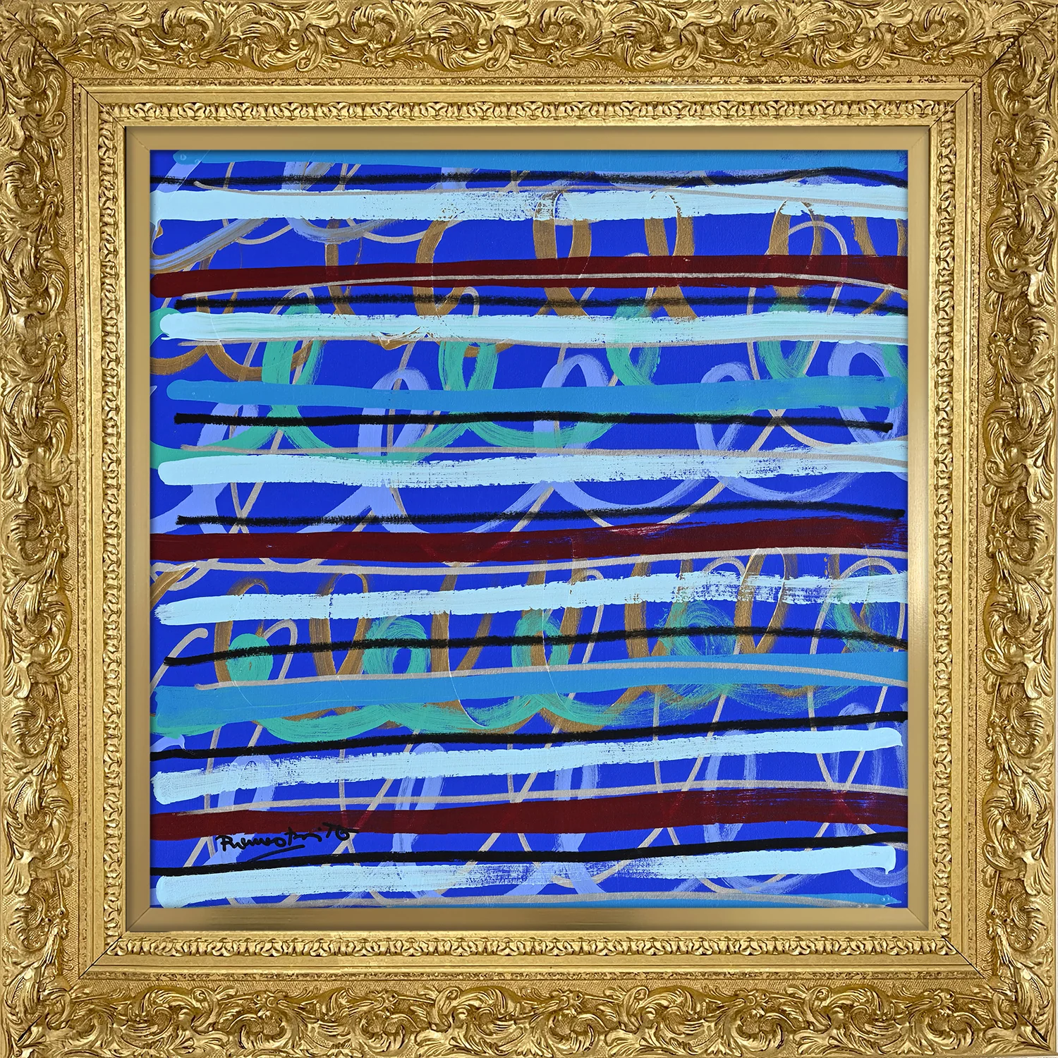Border Lines - Original Painting - Image 12