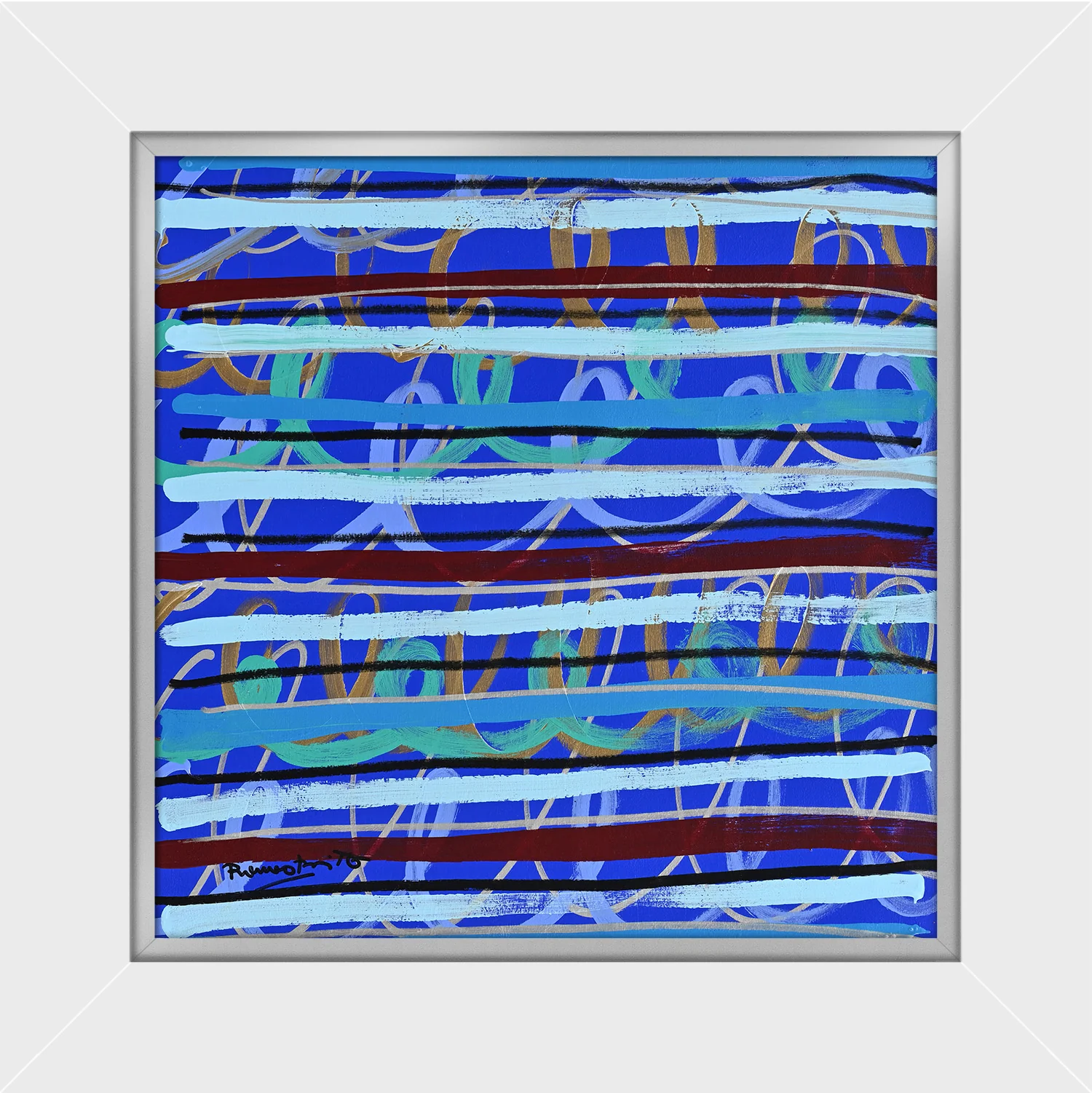 Border Lines - Original Painting - Image 14