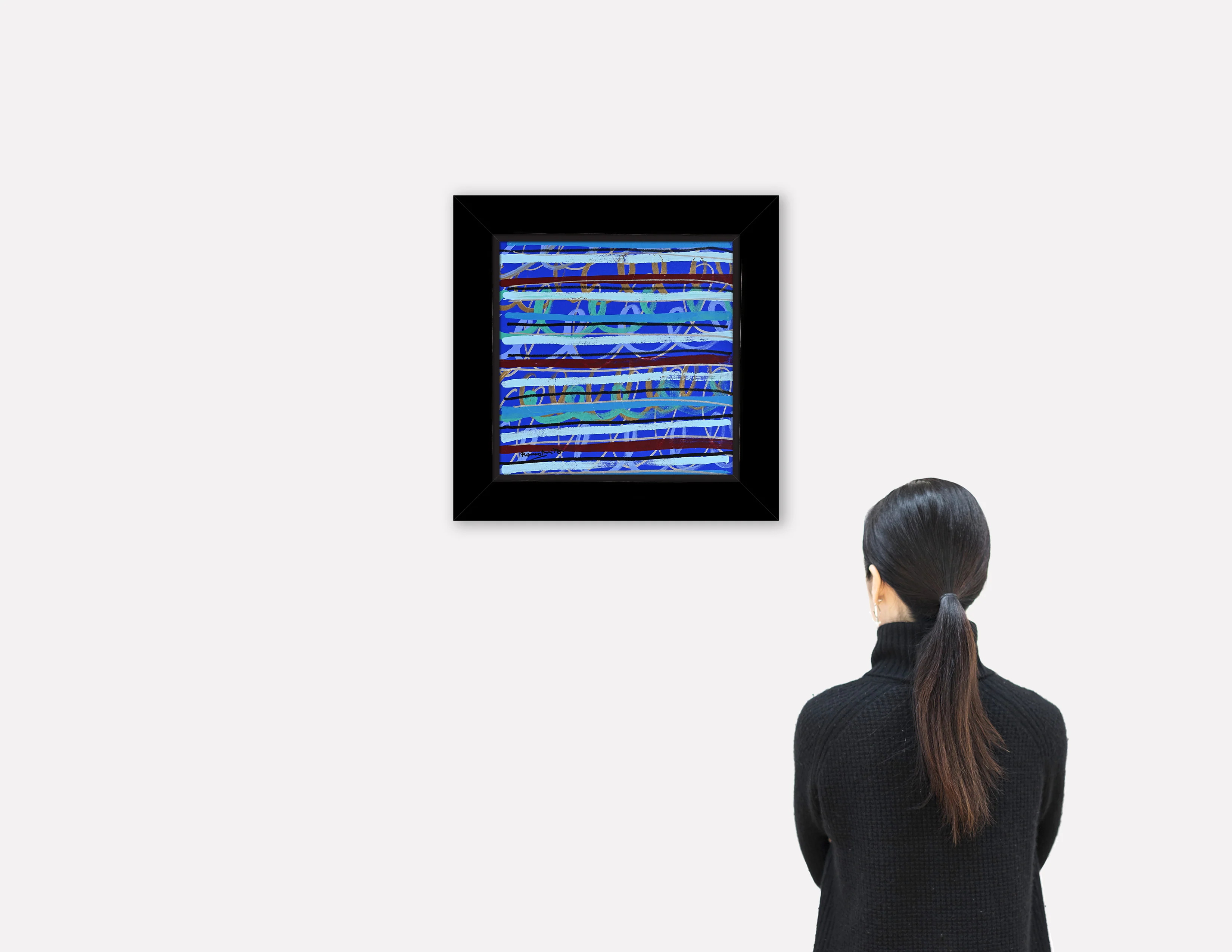 Border Lines - Original Painting - Image 3