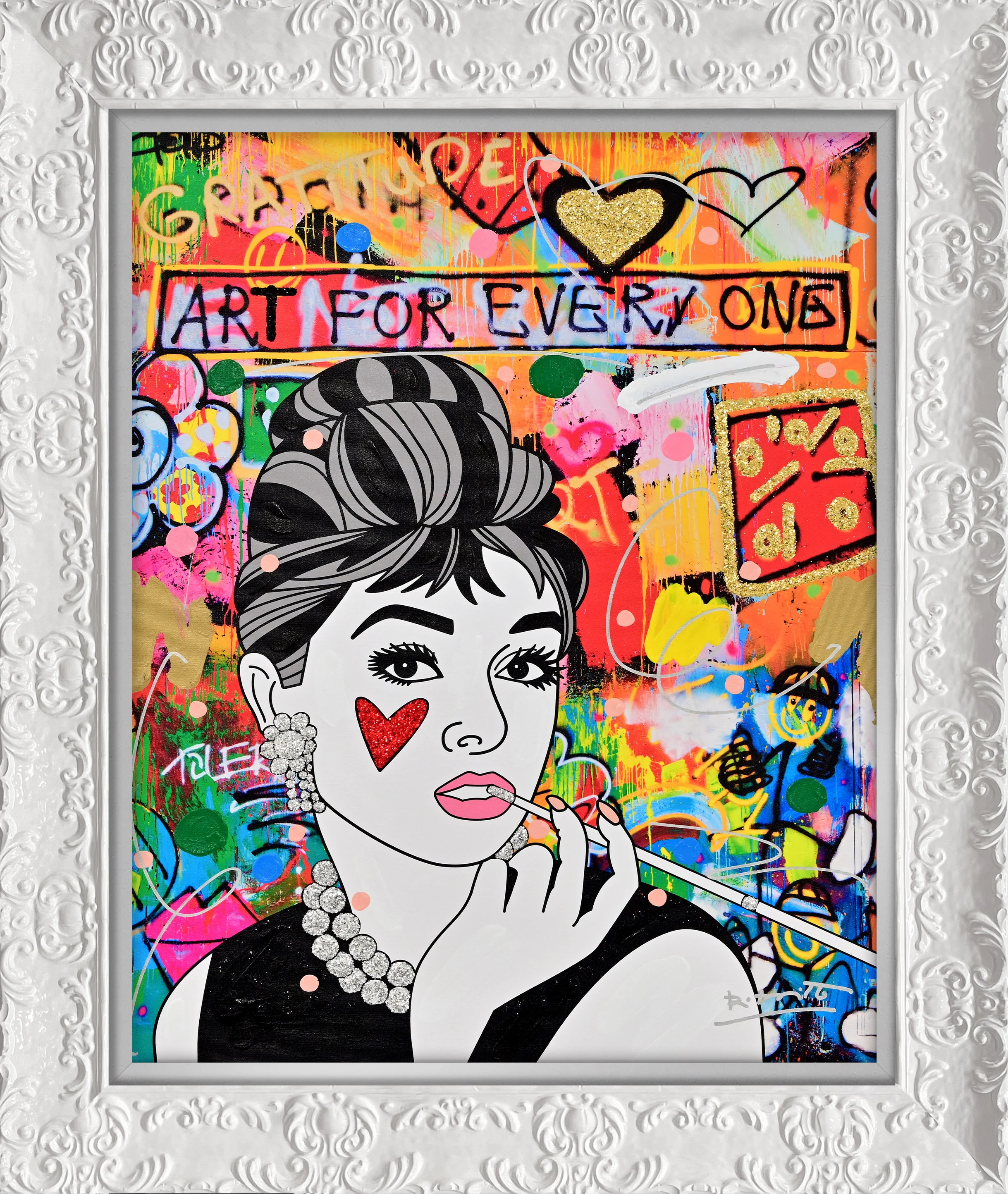Breakfast At Tiffany's  - Mixed Media Original - Image 10