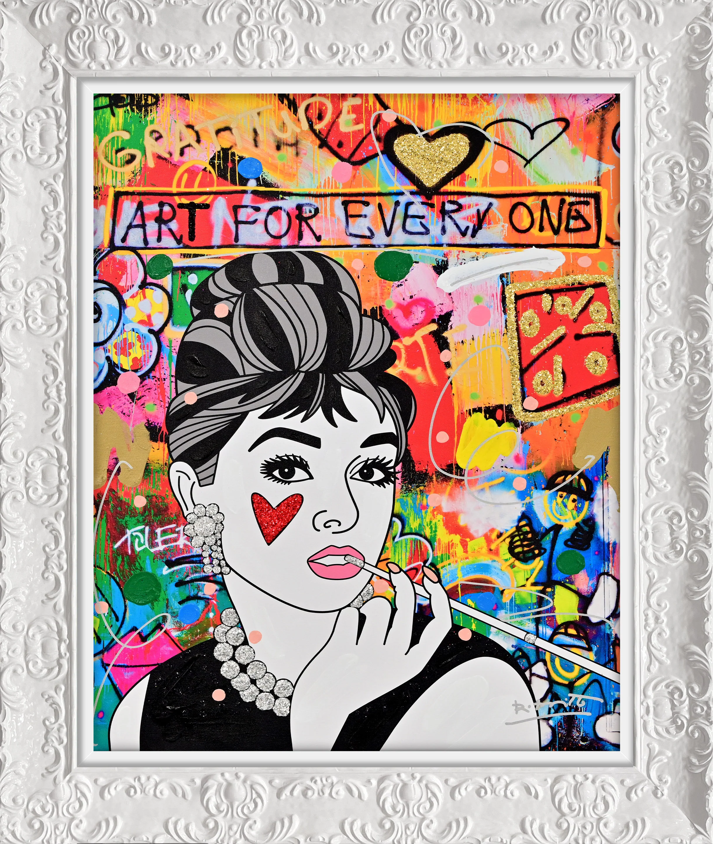 Breakfast At Tiffany's  - Mixed Media Original - Image 11