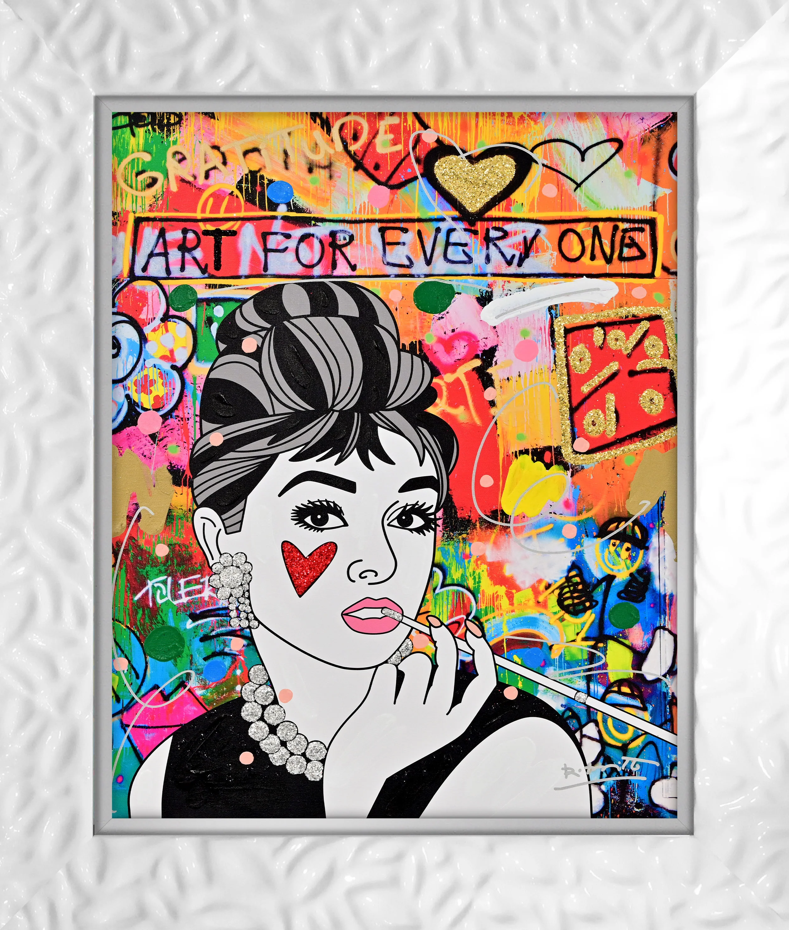 Breakfast At Tiffany's  - Mixed Media Original - Image 12
