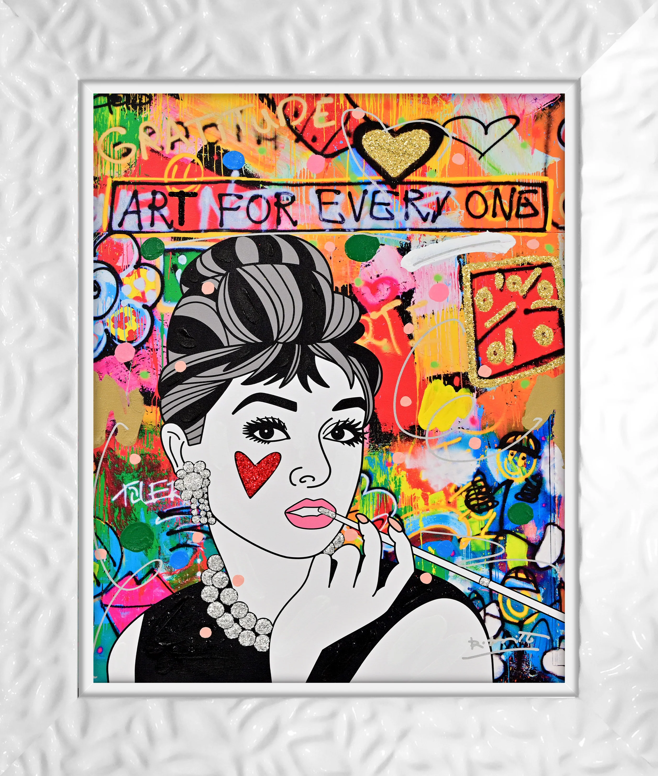 Breakfast At Tiffany's  - Mixed Media Original - Image 13