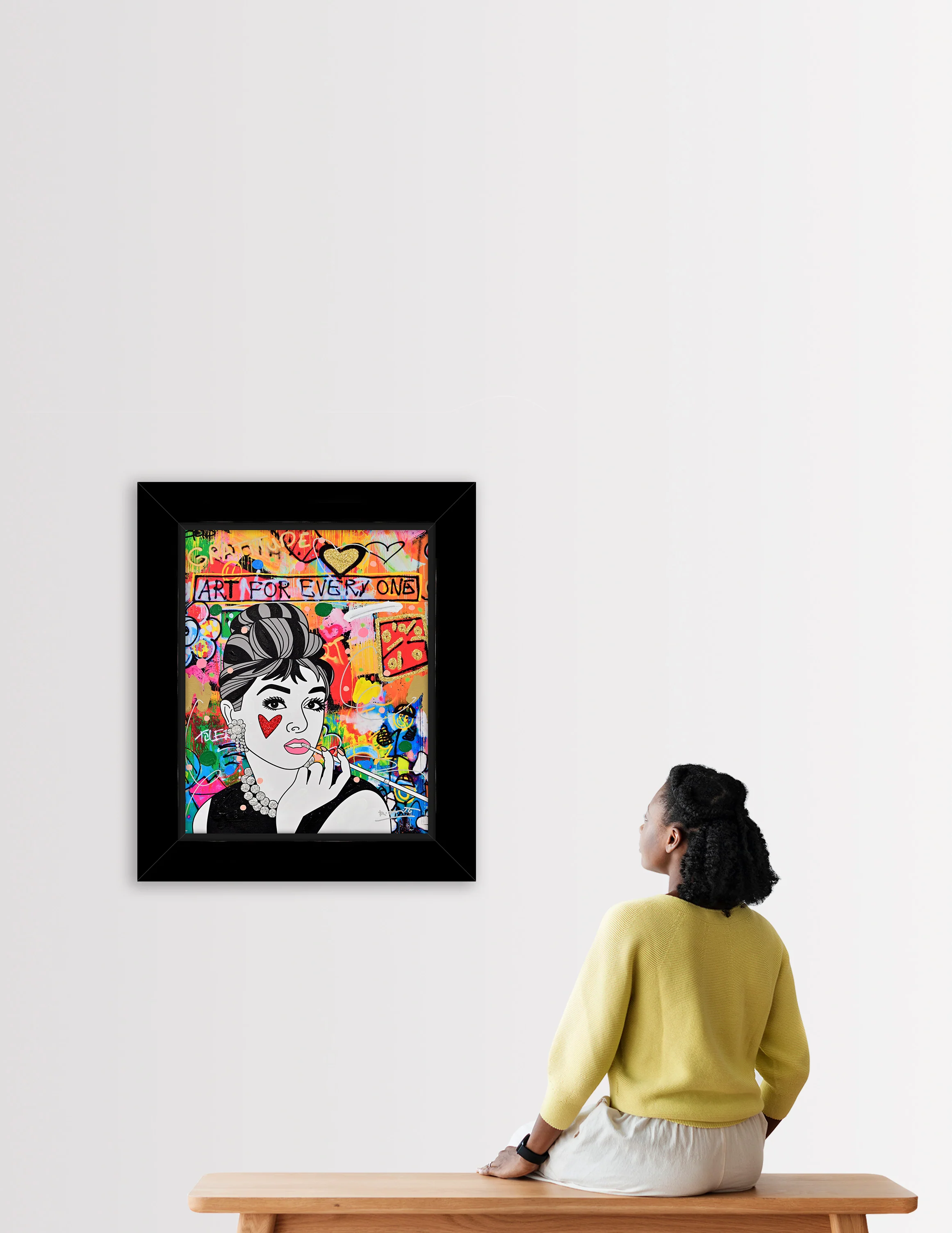 Breakfast At Tiffany's  - Mixed Media Original - Image 14
