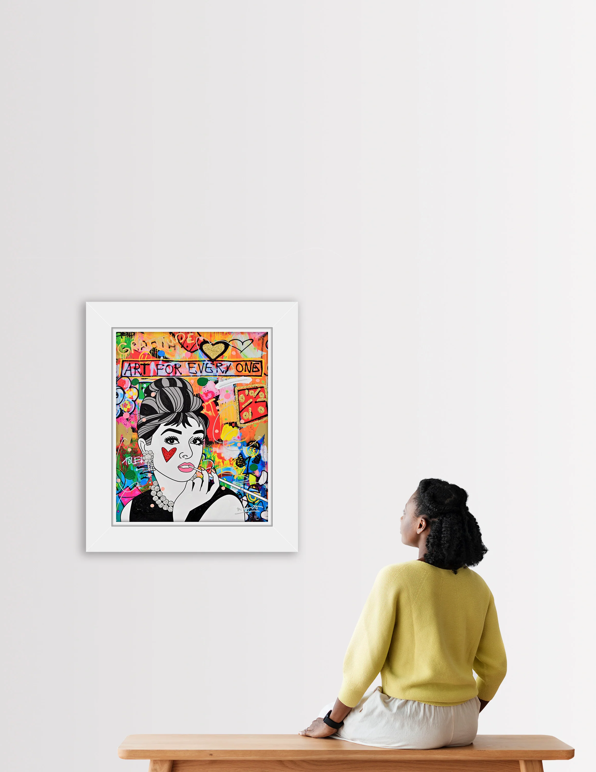 Breakfast At Tiffany's  - Mixed Media Original - Image 15