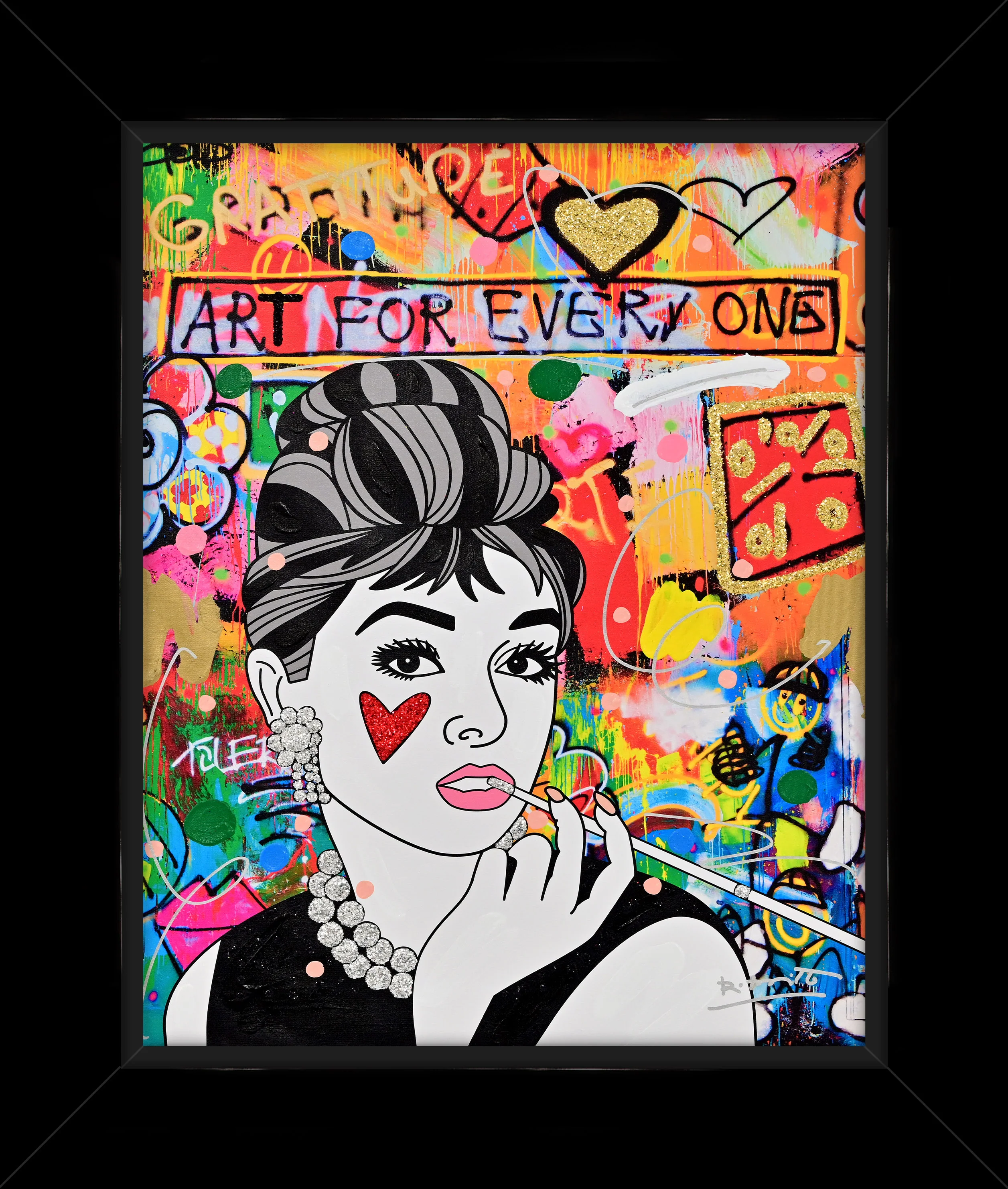 Breakfast At Tiffany's  - Mixed Media Original - Image 17
