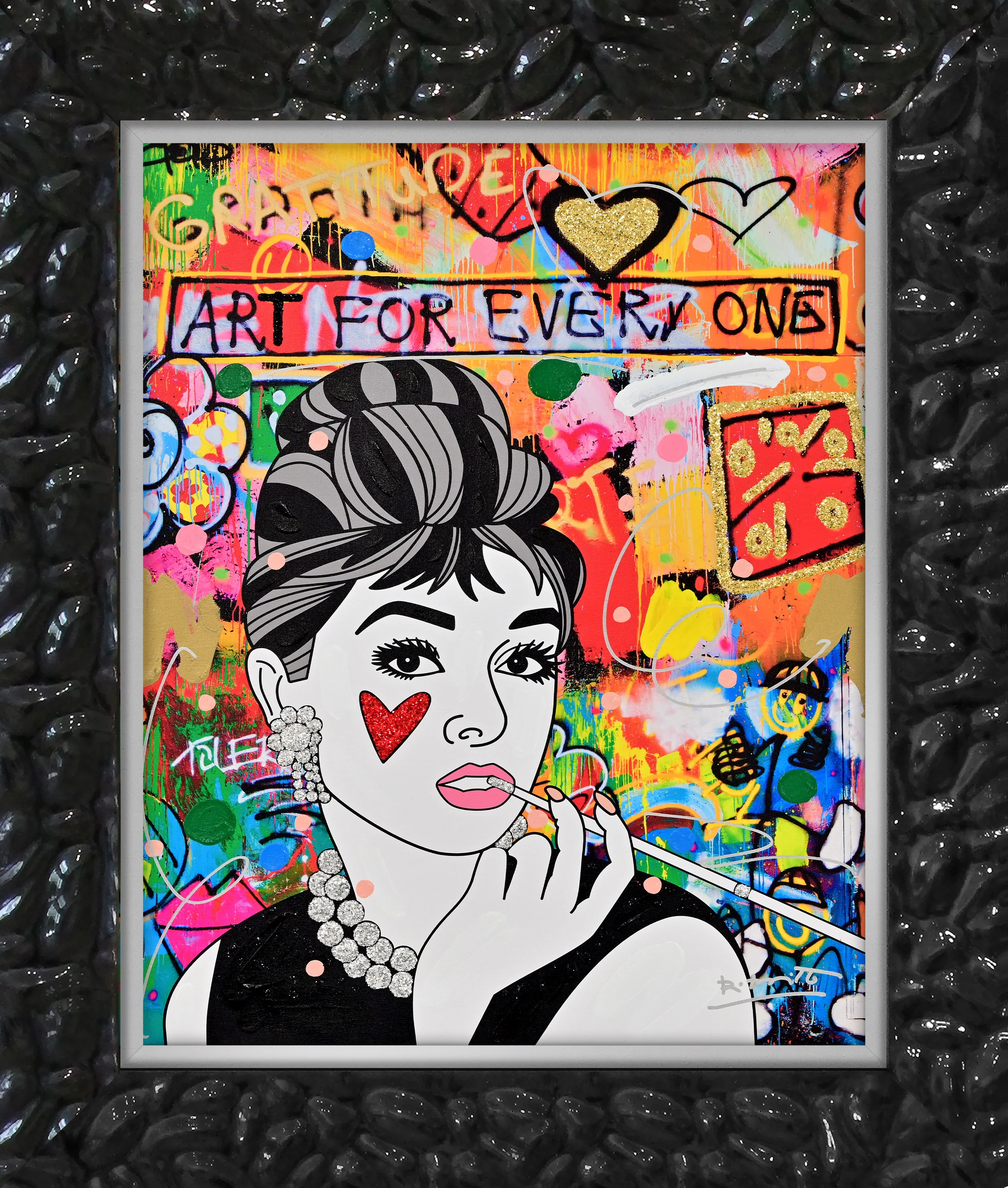 Breakfast At Tiffany's  - Mixed Media Original - Image 2