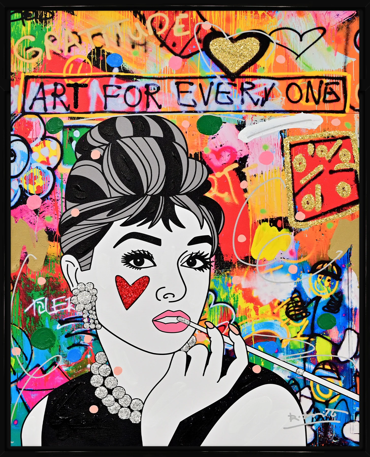 Breakfast At Tiffany's  - Mixed Media Original - Image 20