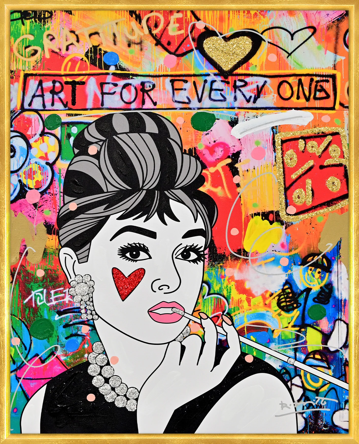 Breakfast At Tiffany's  - Mixed Media Original - Image 21