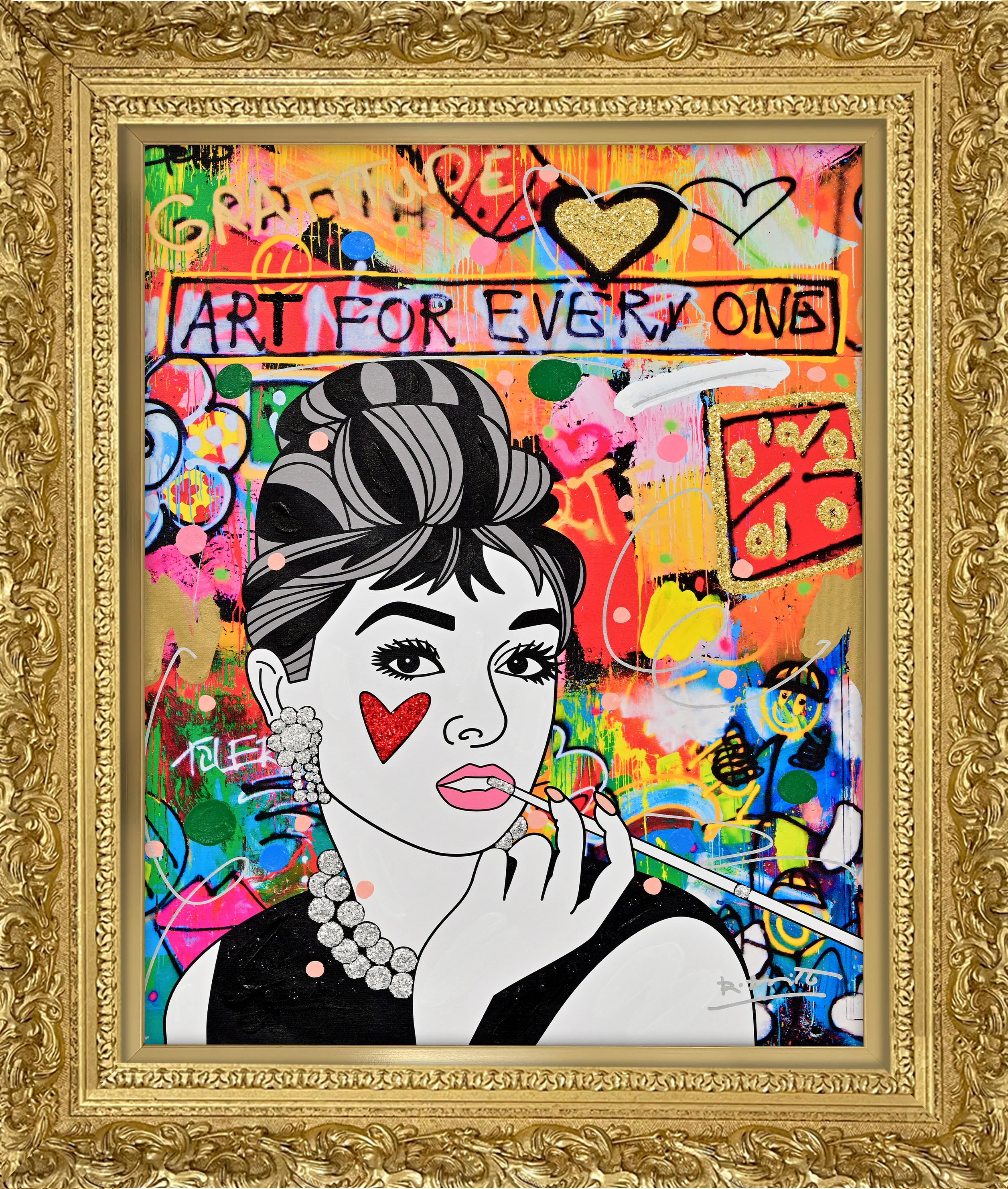 Breakfast At Tiffany's  - Mixed Media Original - Image 5