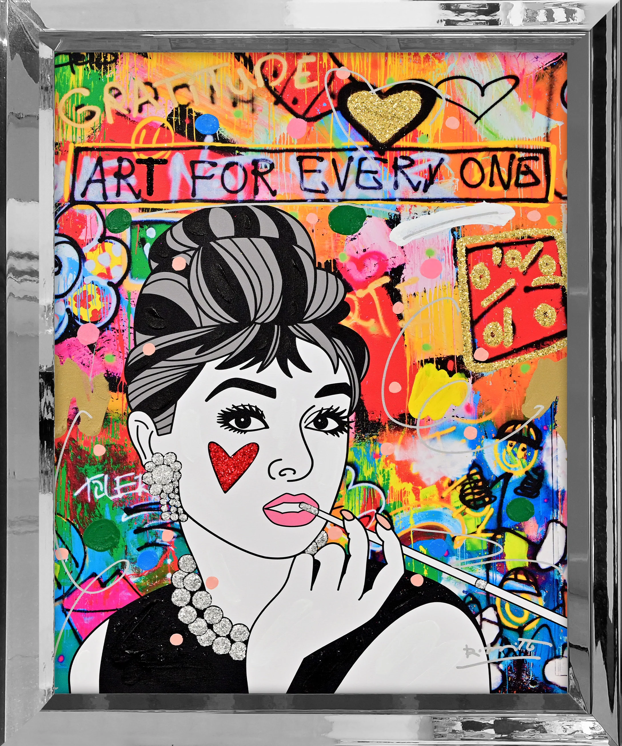 Breakfast At Tiffany's  - Mixed Media Original - Image 6