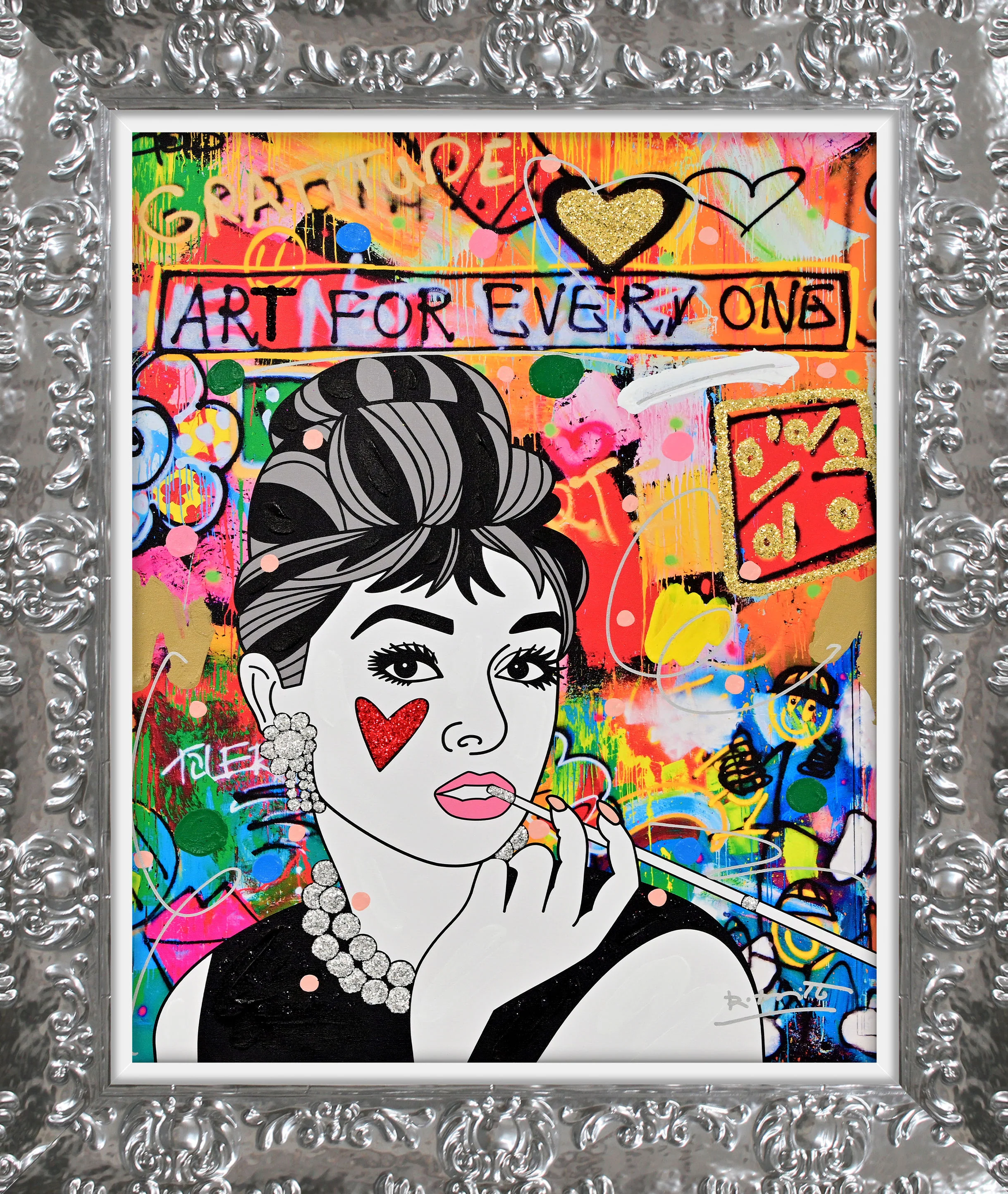 Breakfast At Tiffany's  - Mixed Media Original - Image 7