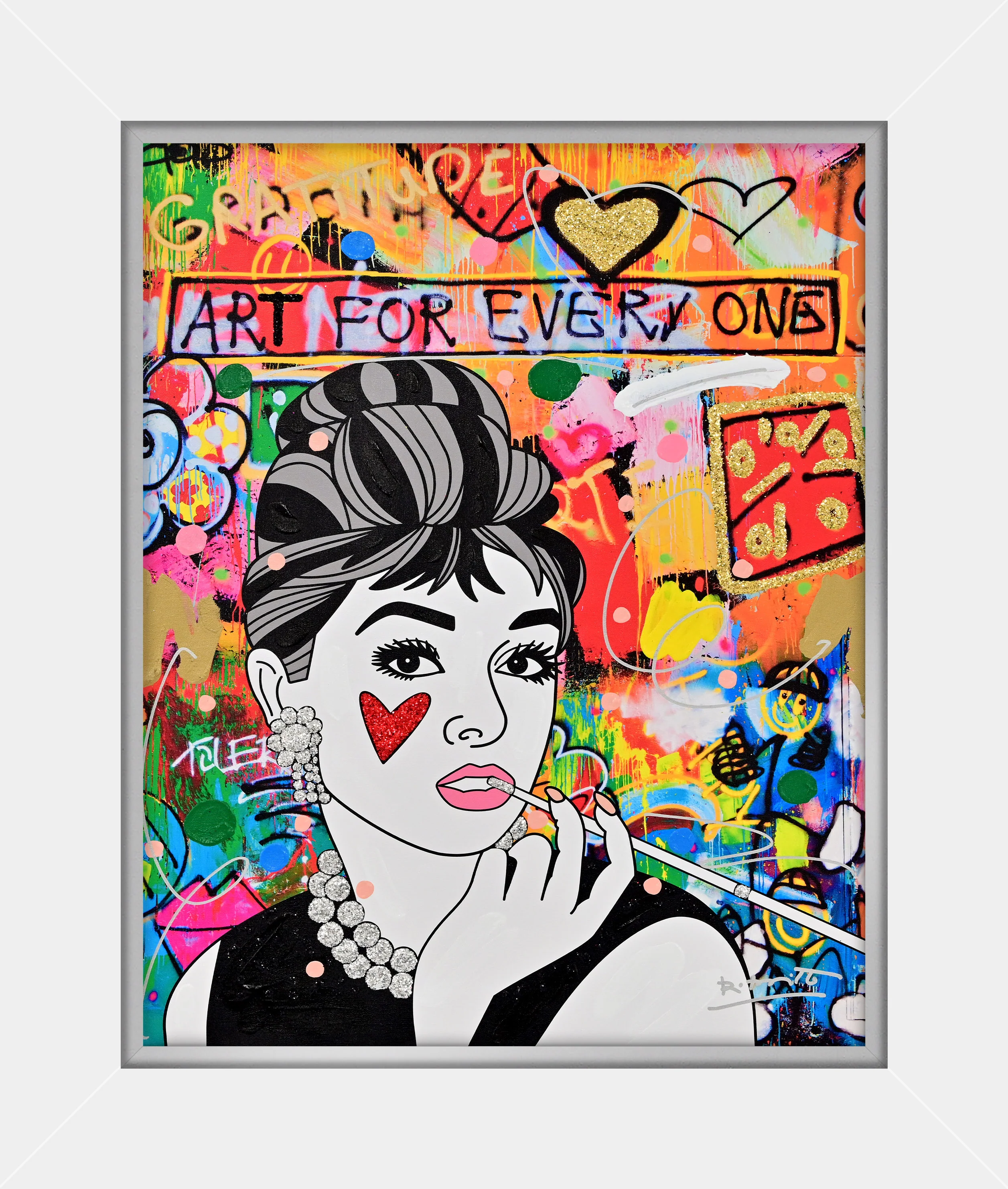 Breakfast At Tiffany's  - Mixed Media Original - Image 8