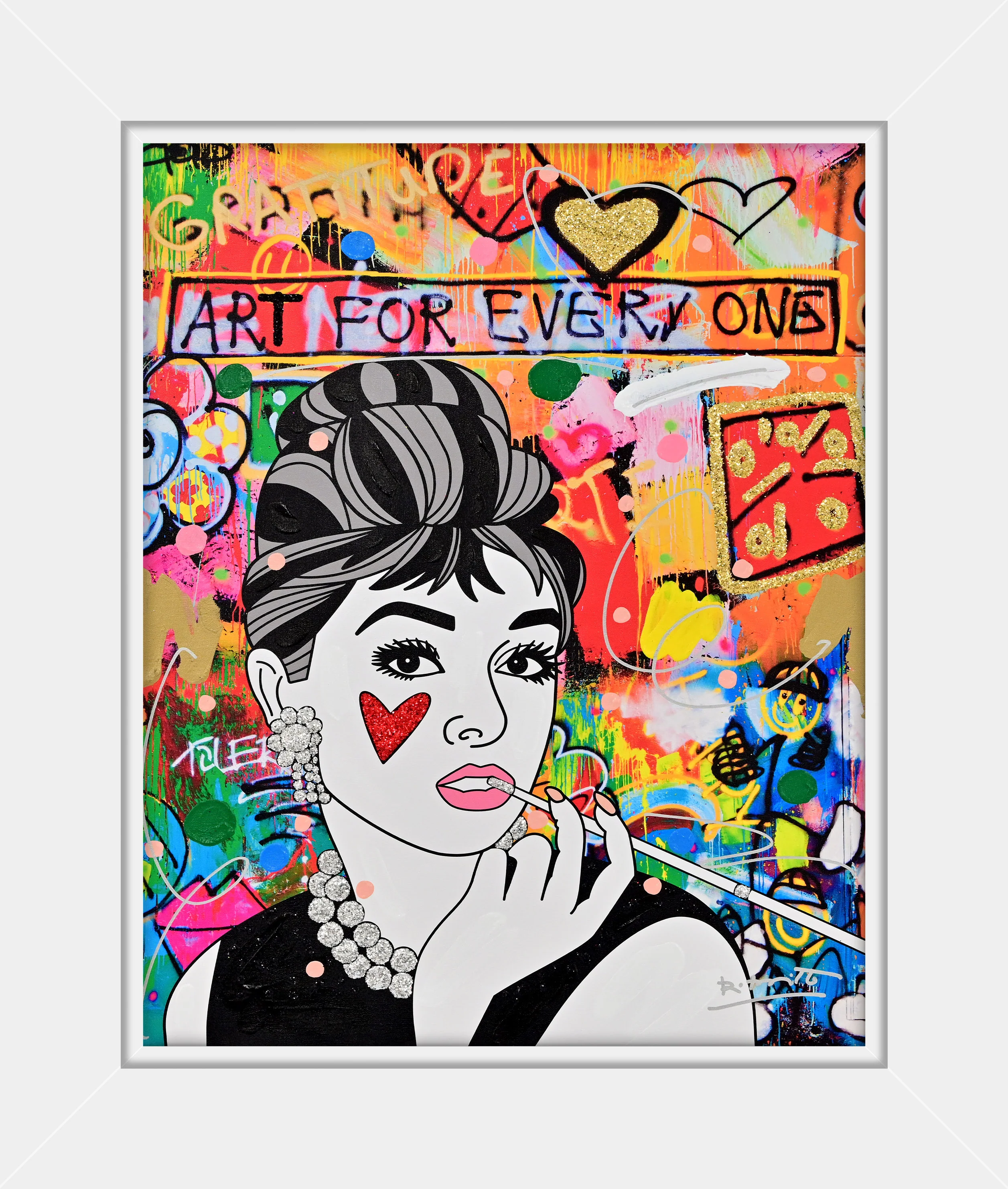 Breakfast At Tiffany's  - Mixed Media Original - Image 9