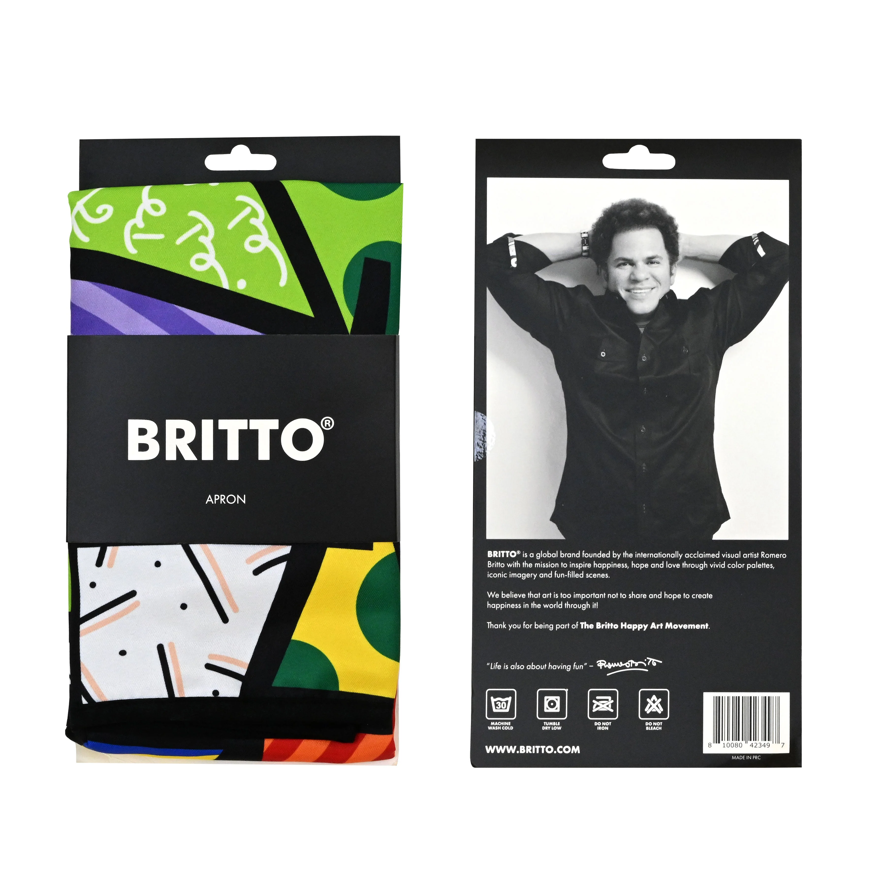 Colorful Landscape Britto Apron - Image 5