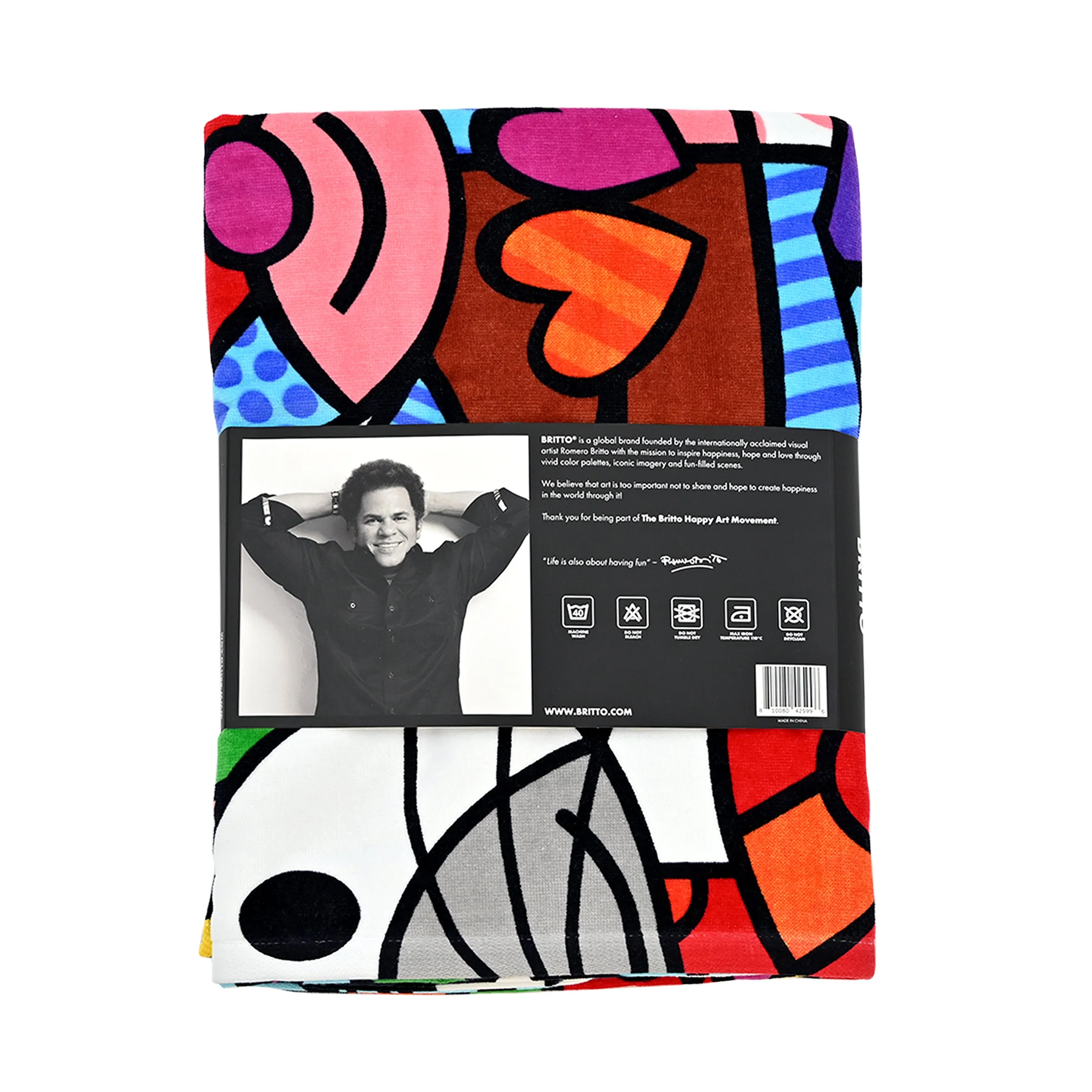 Best Friends Britto XL Luxury Beach Towel - Image 3