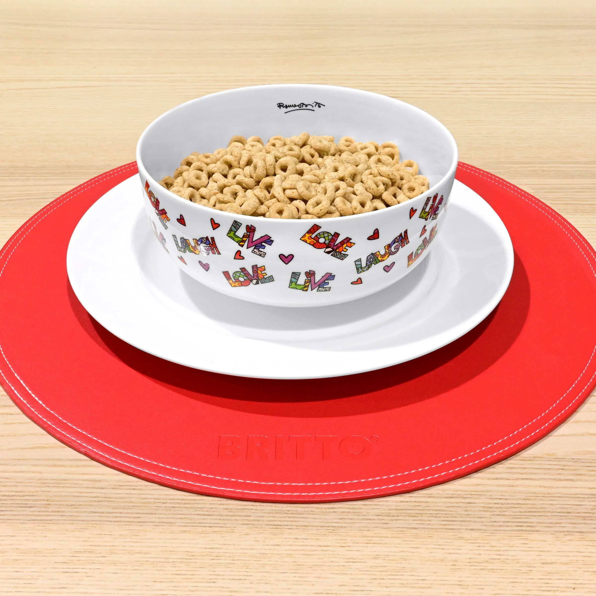 Live Laugh Love Britto Bowl - Image 6