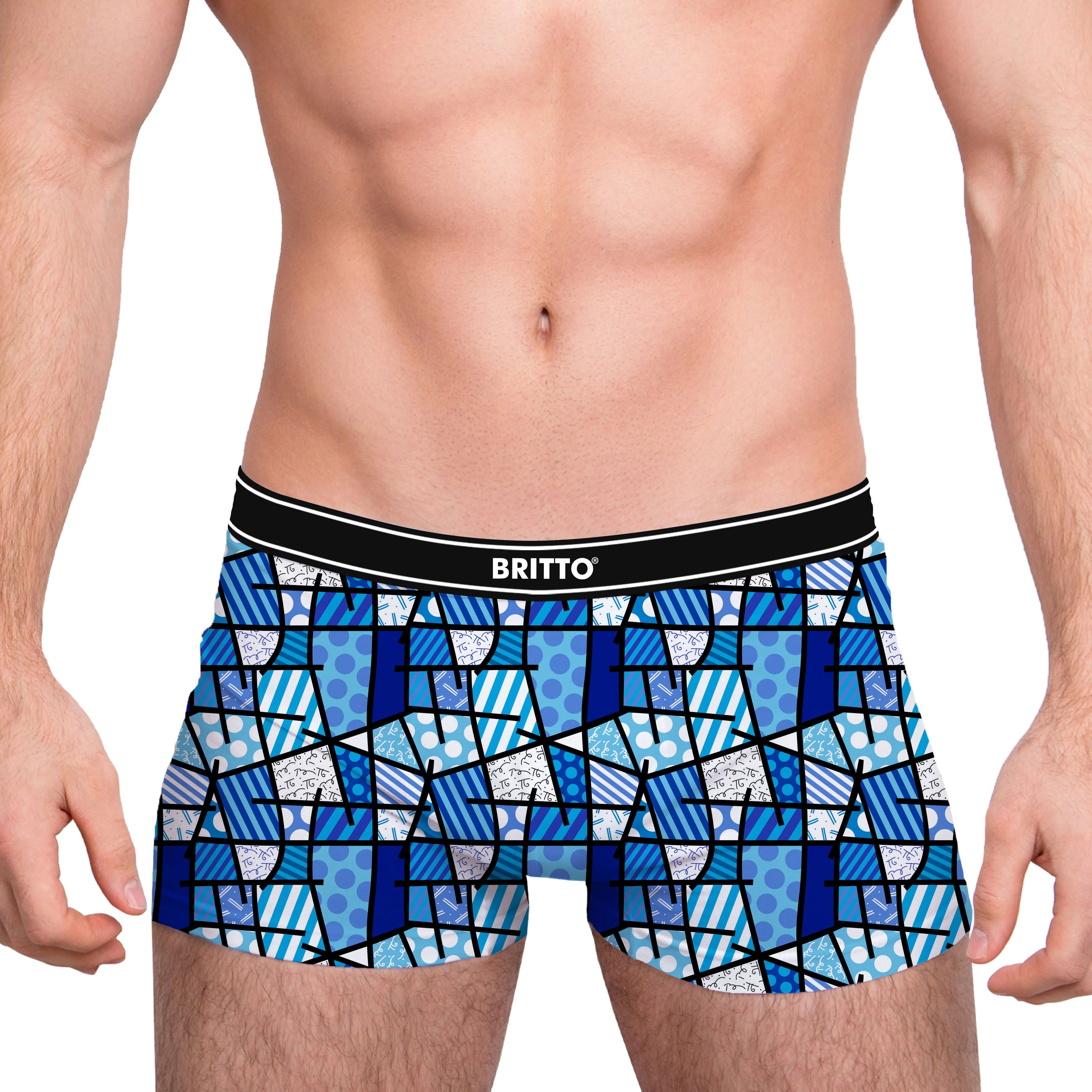 Blue Landscape Britto Boxer Brief (Pack Of 2) - Image 3