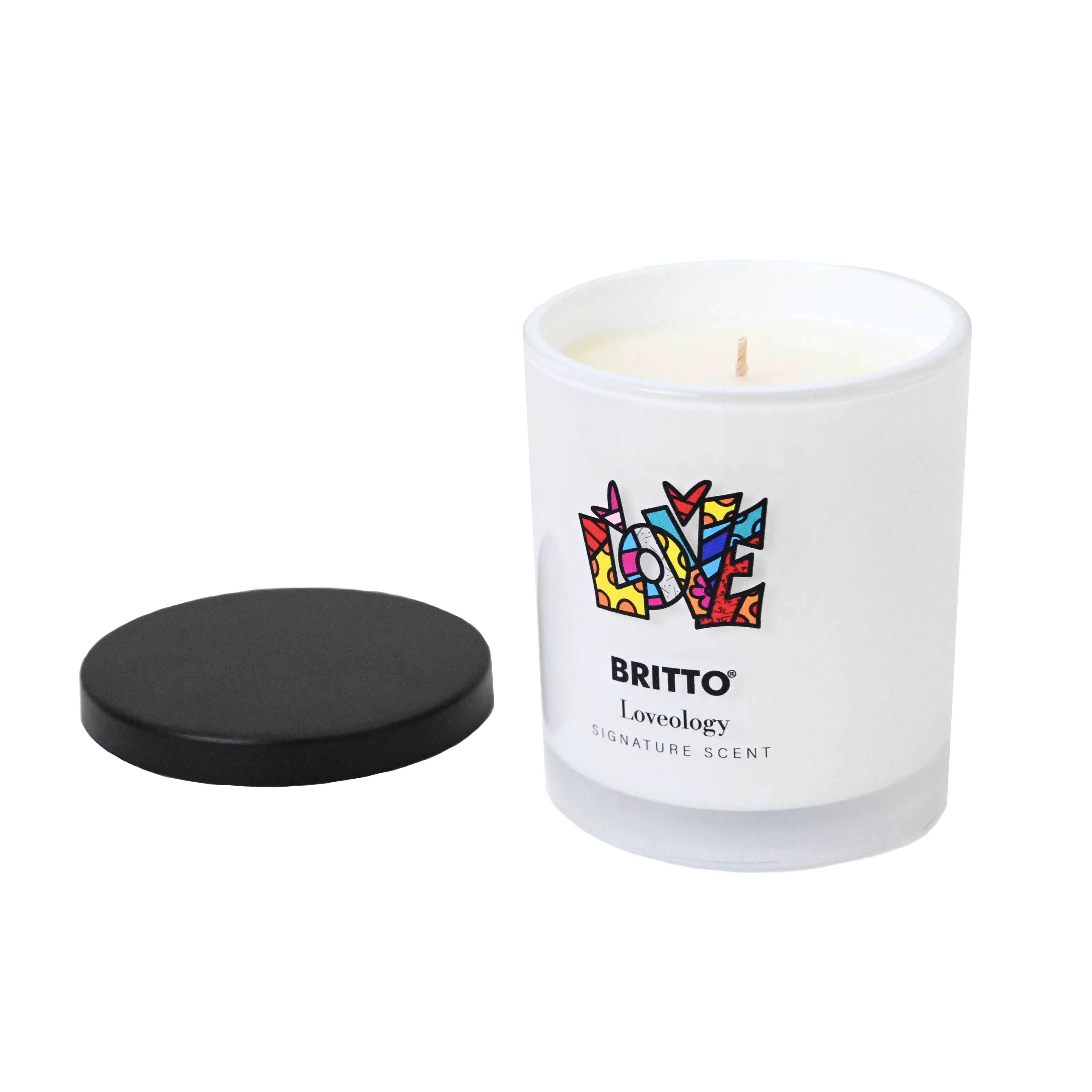 Loveology Love (Word) Britto Candle - Image 3
