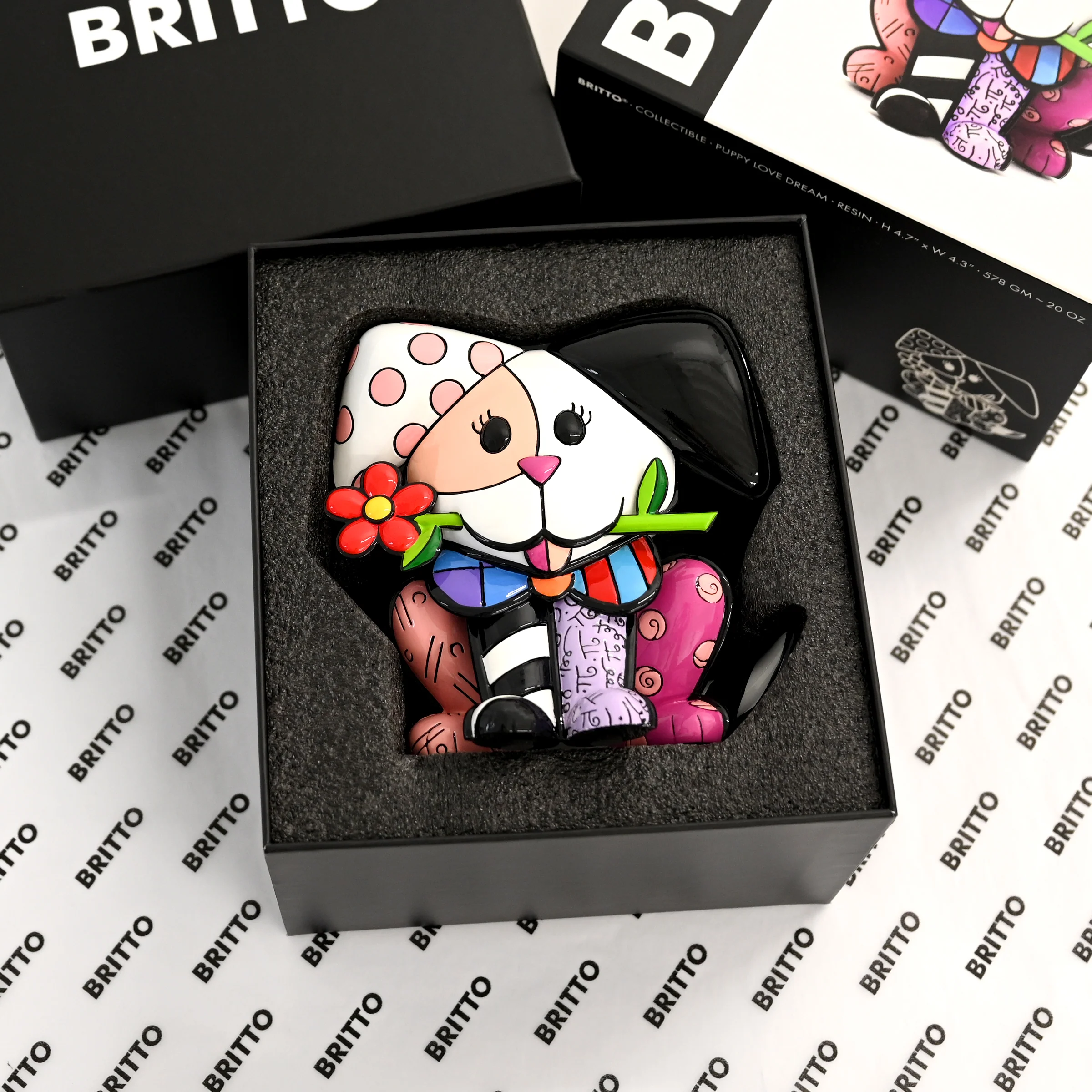 Puppy Love Dream - Britto Collectible Figurine - Image 8