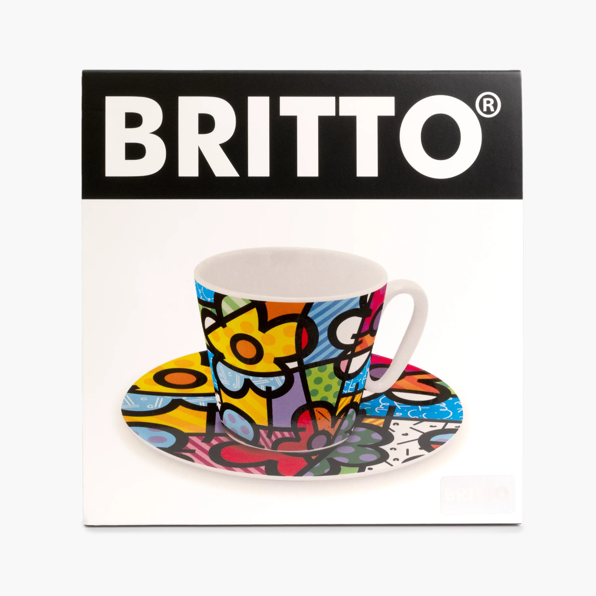 Botanical Garden Britto Espresso Coffee Cup & Saucer Plate - Image 6