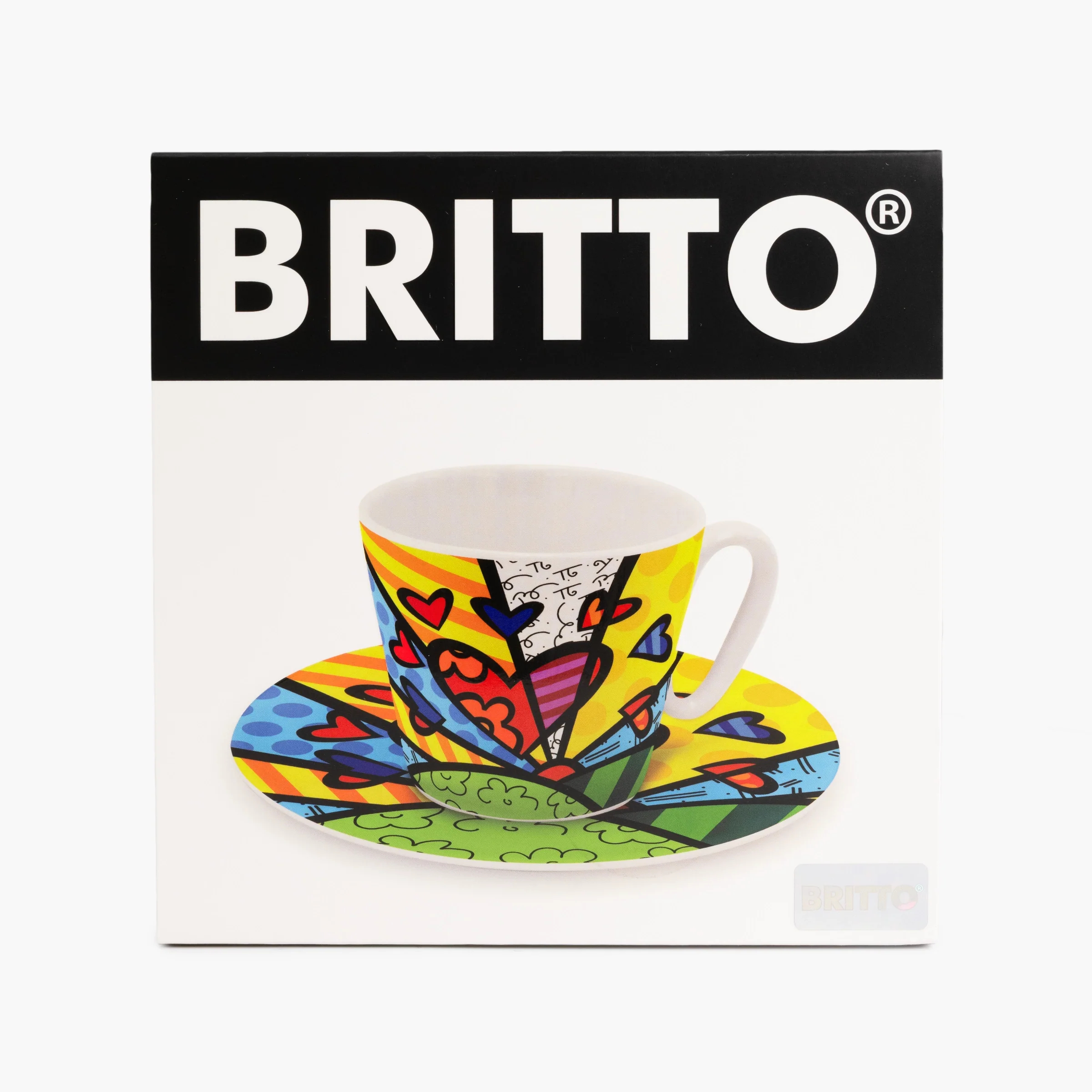 Green New Day - Britto Espresso Coffee Cup & Saucer Plate - Image 6