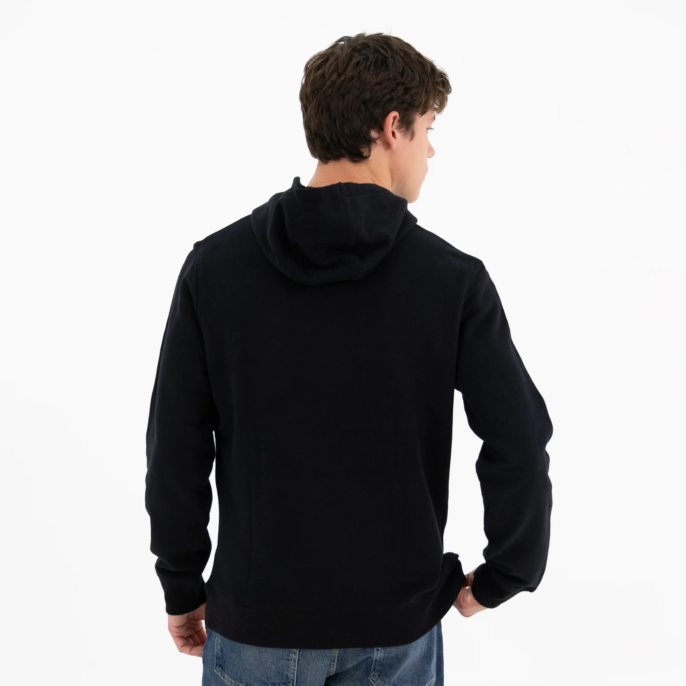 Big Heart With Wings Black Britto Hoodie For Men - Image 3
