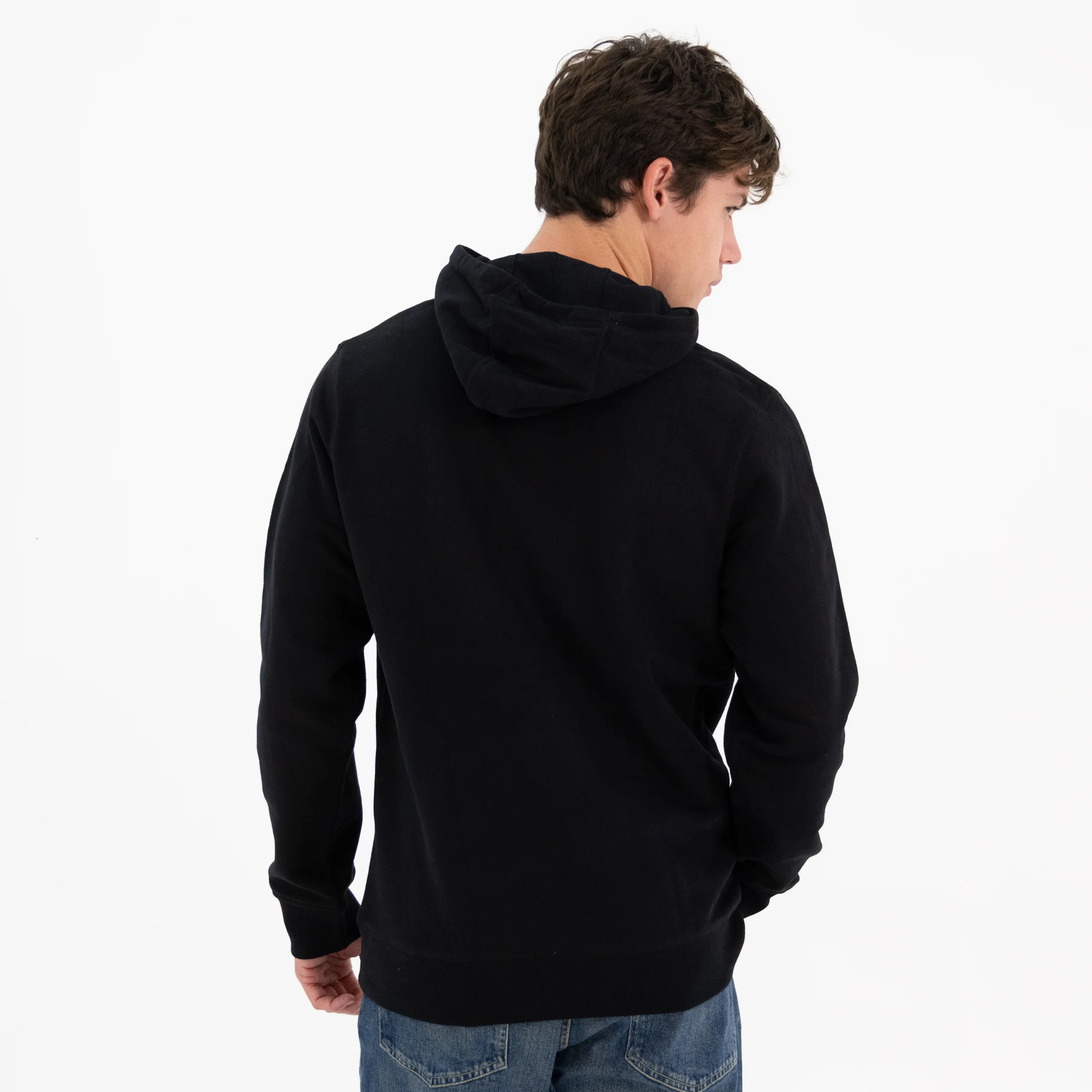 Red Heart Brushstroke Black Britto Hoodie For Men - Image 3