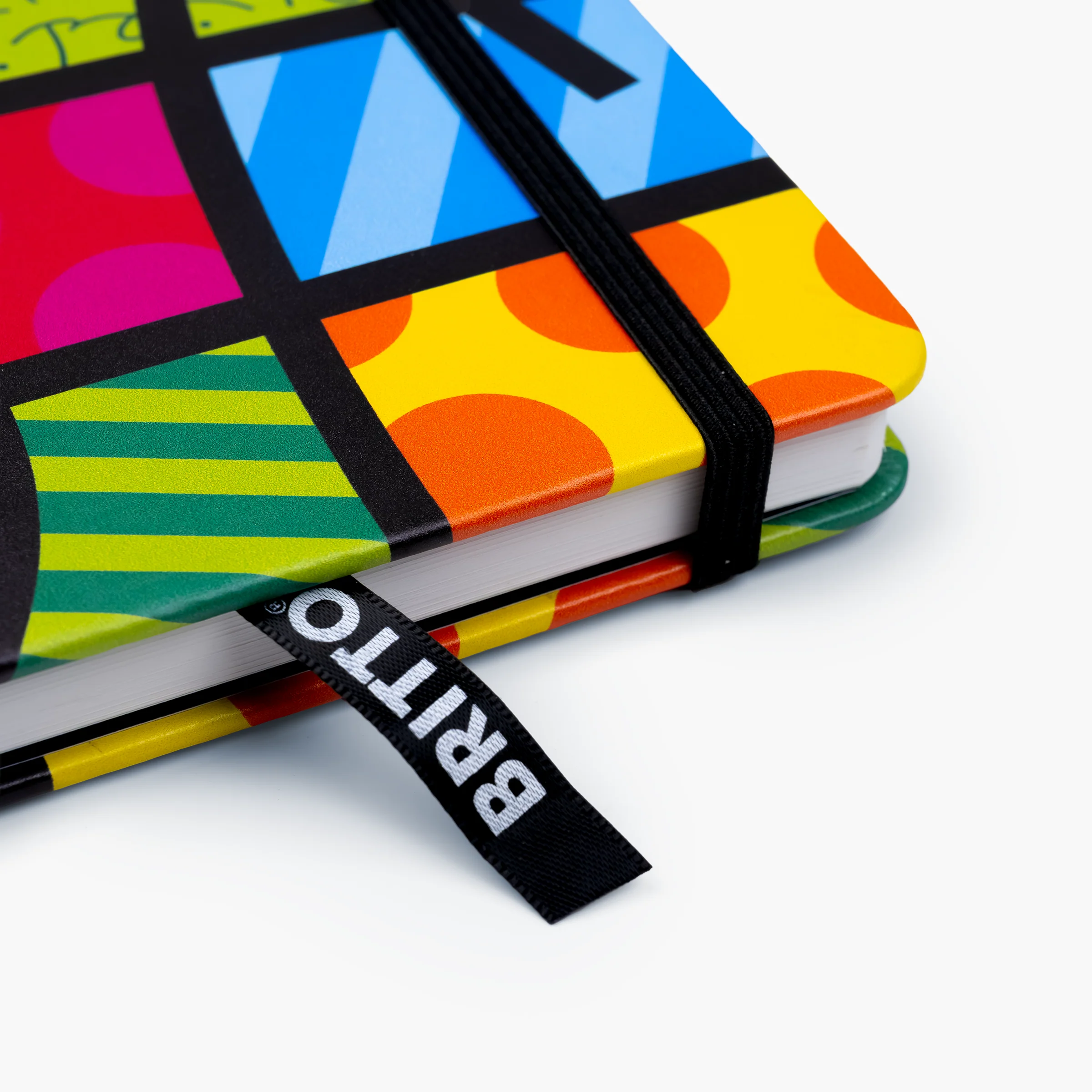 Lime Green Landscape Britto Journal - Image 3