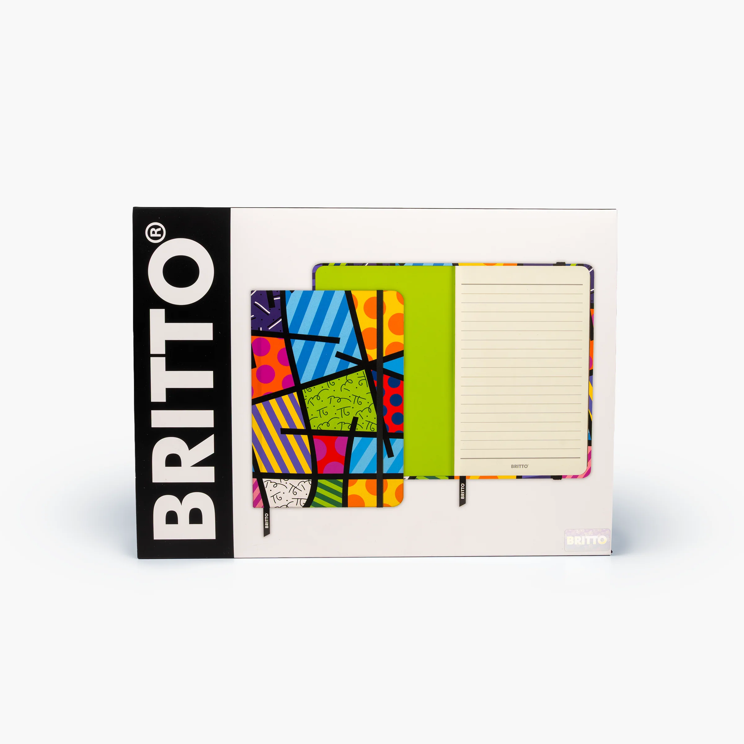 Lime Green Landscape Britto Journal - Image 6