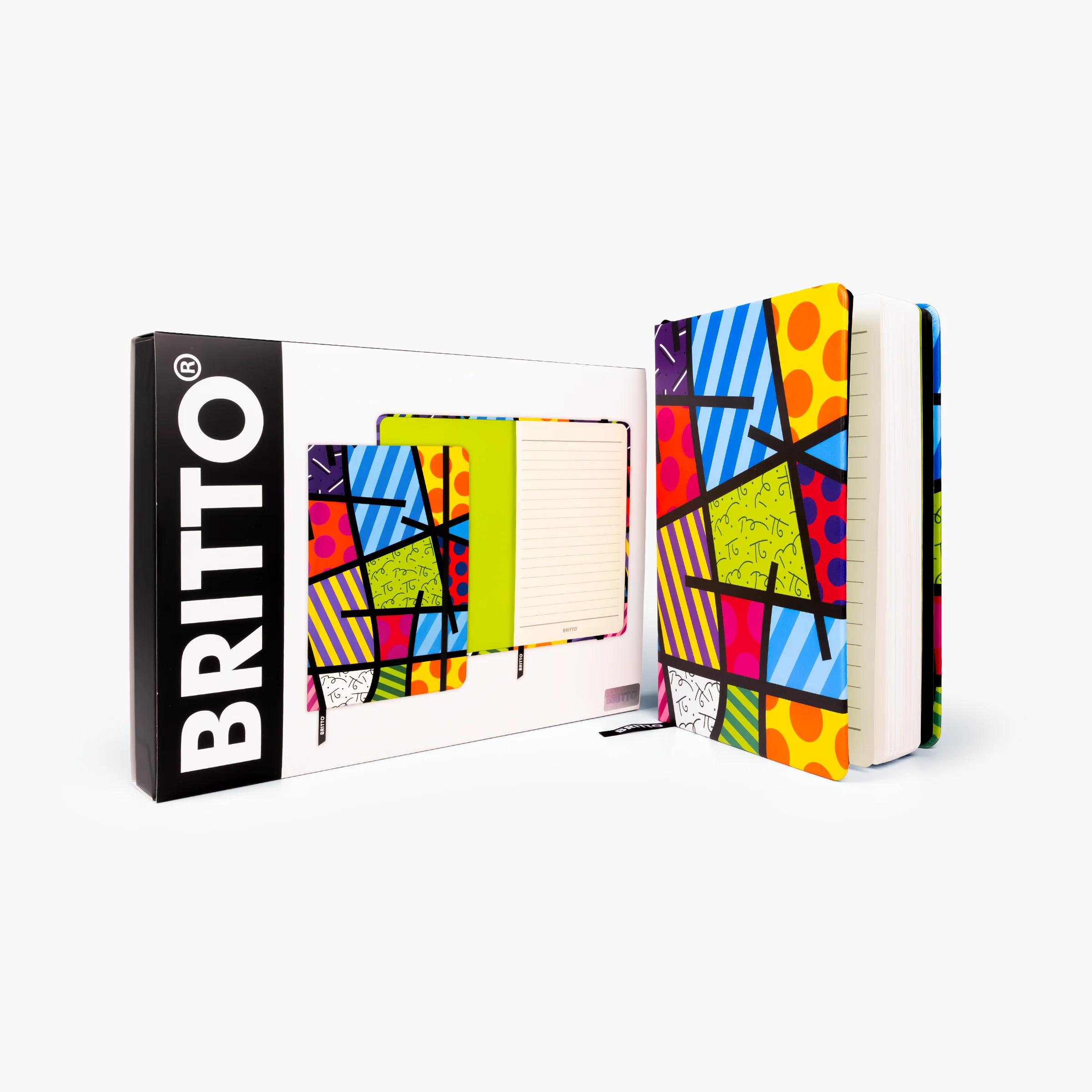 Lime Green Landscape Britto Journal - Image 7