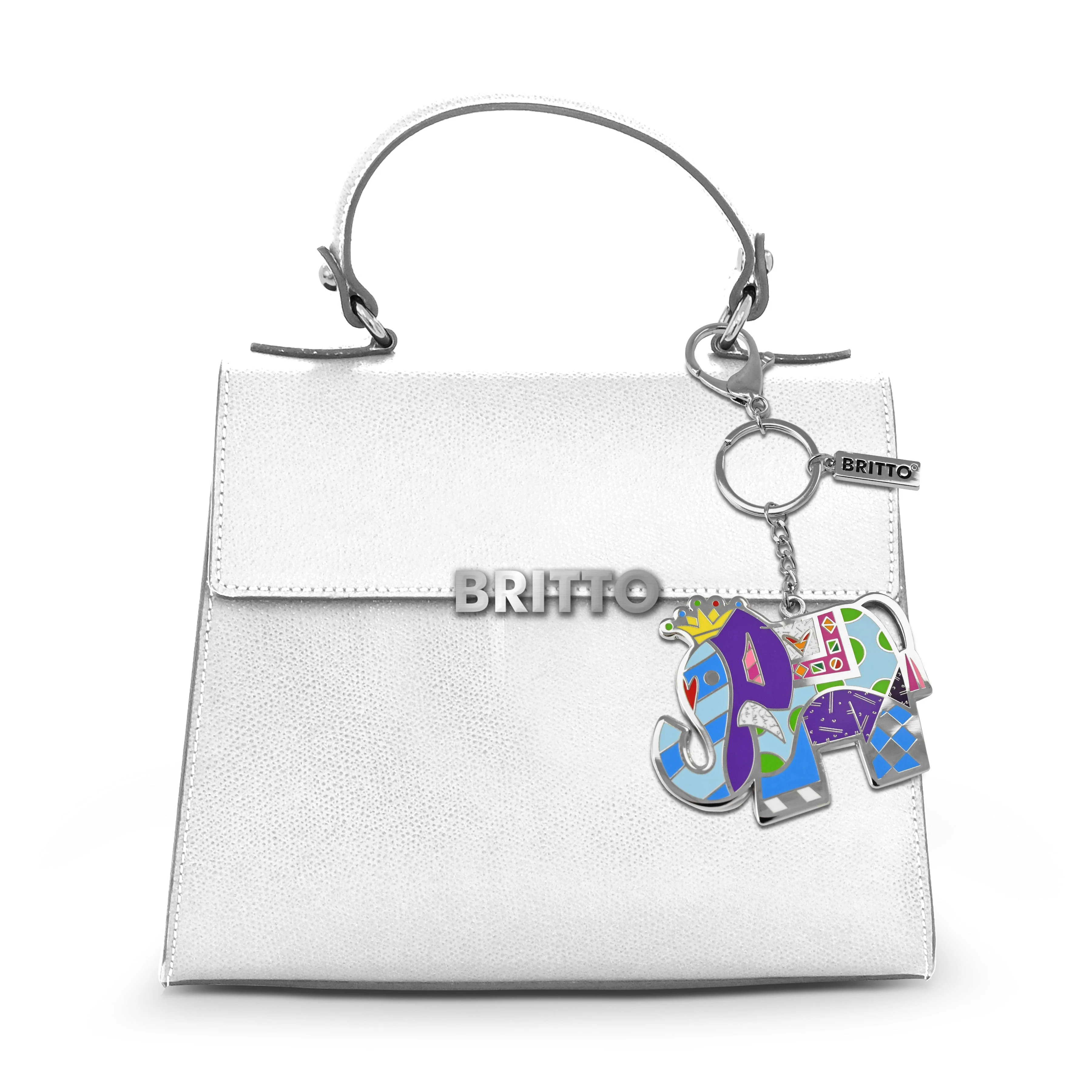 Elephant Britto Keychain & Bag Charm - Image 4