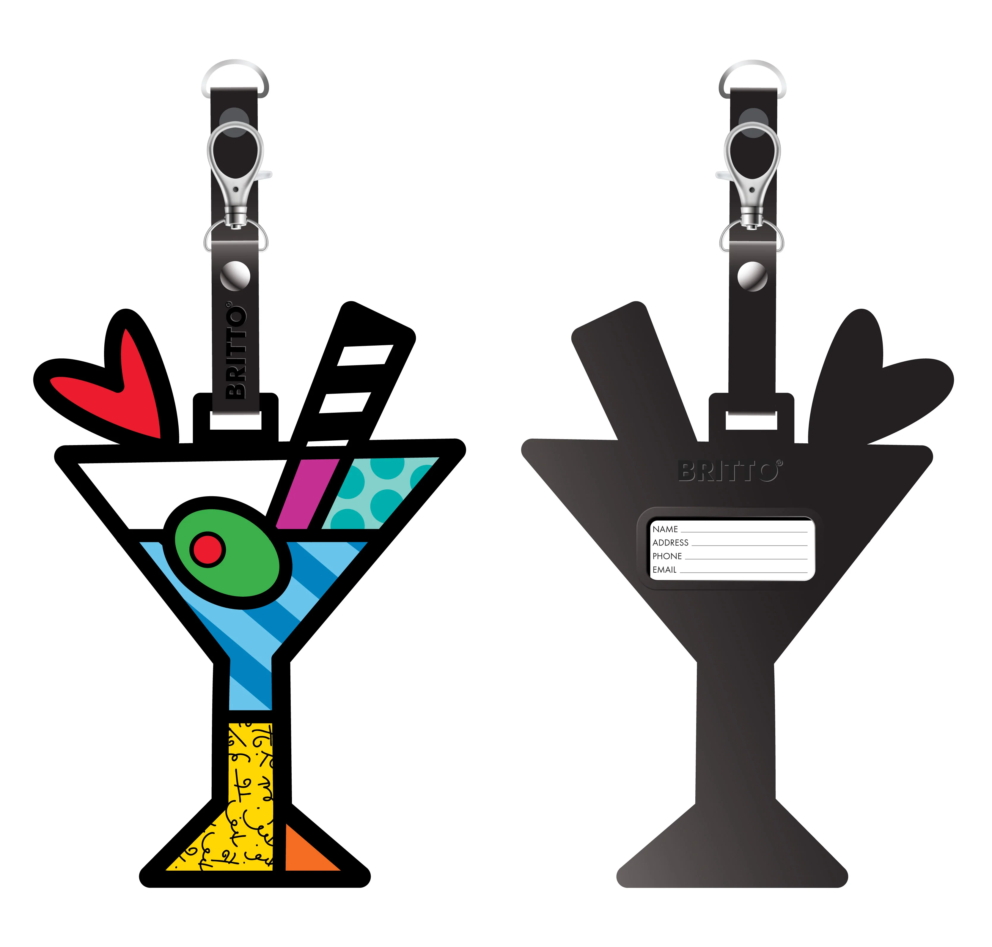 Martini Britto Luggage Tag - Image 2