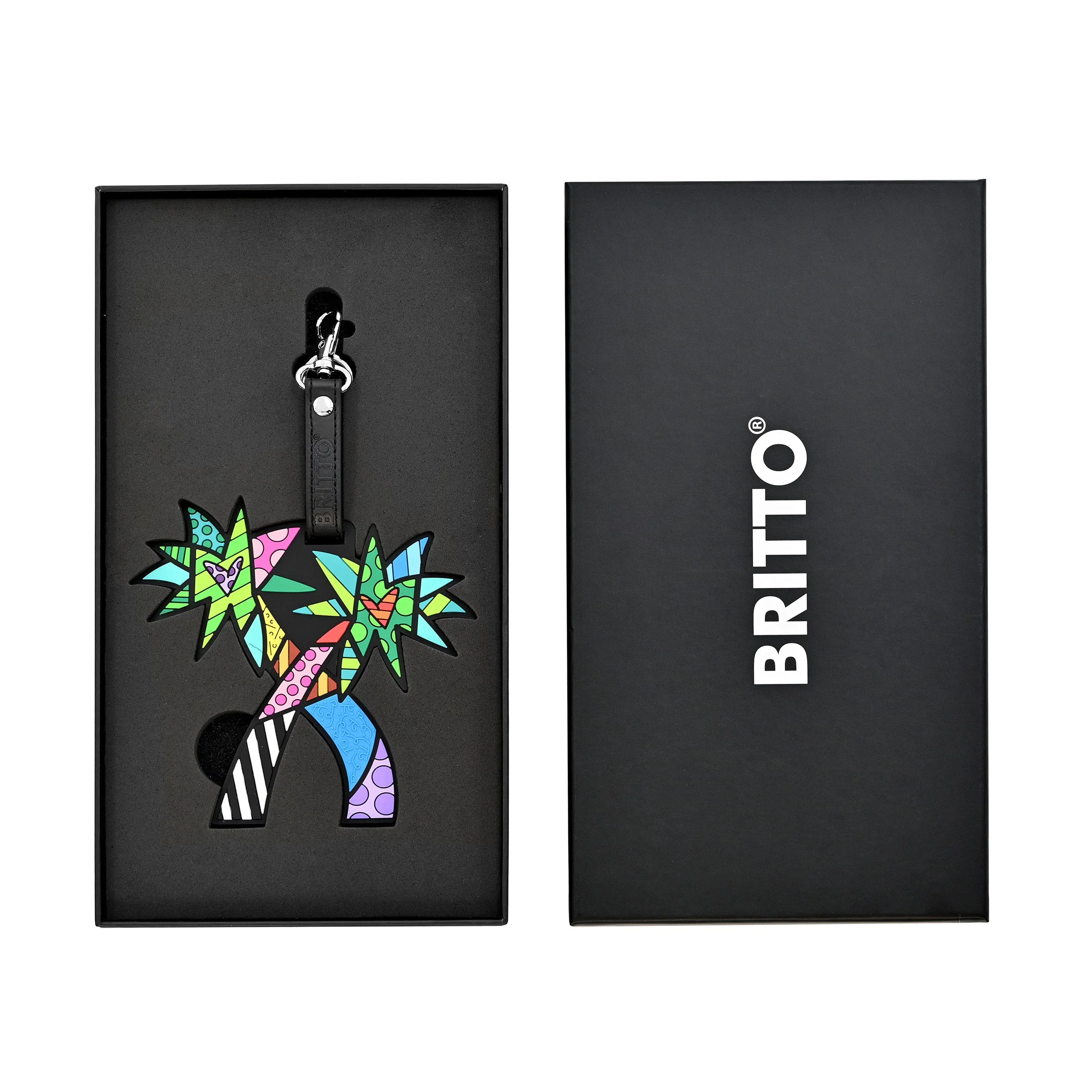 Palm Trees Britto Luggage Tag - Image 3