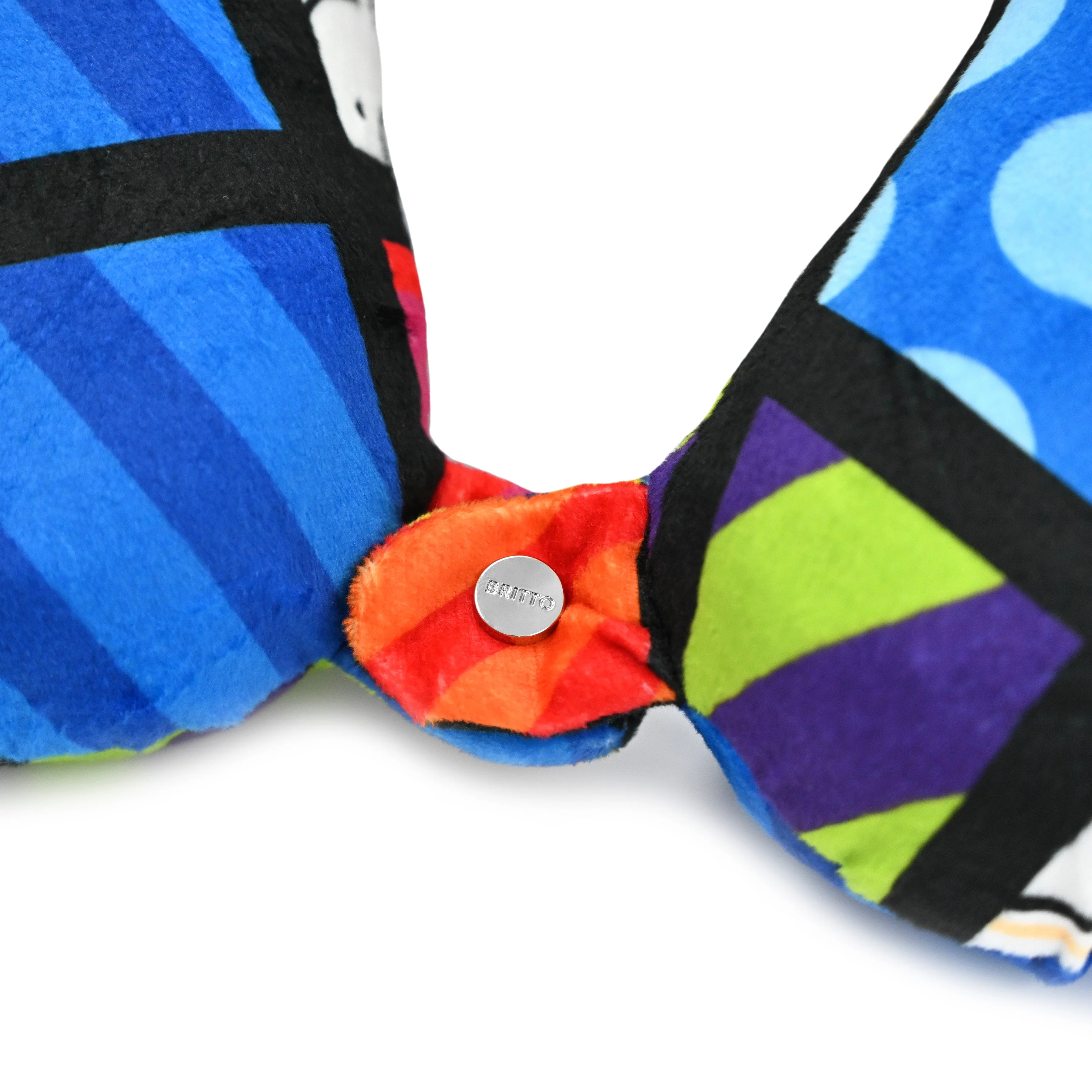 Colorful Landscape Britto Neck Pillow - Image 6