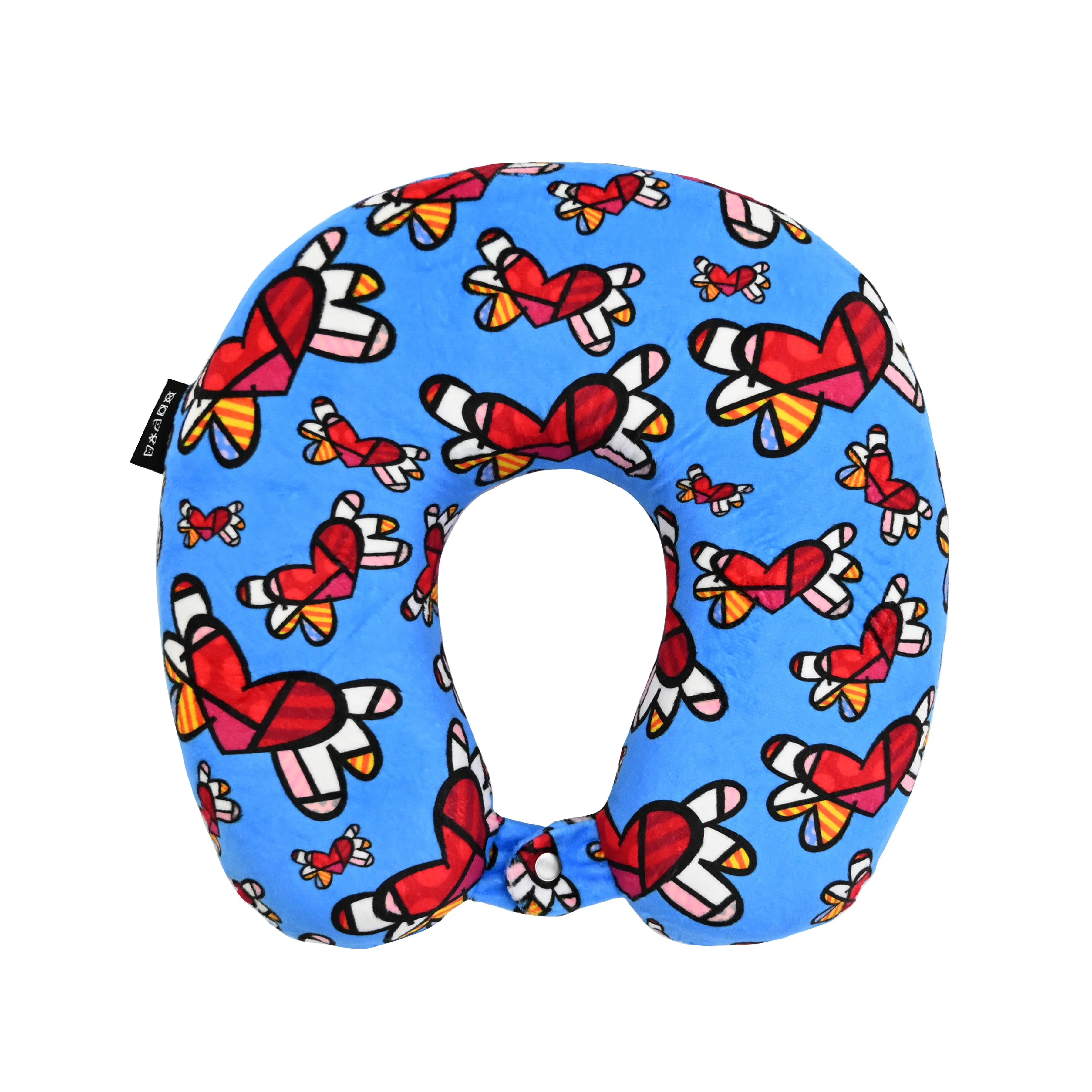 Flying Hearts Britto Neck Pillow - Image 10