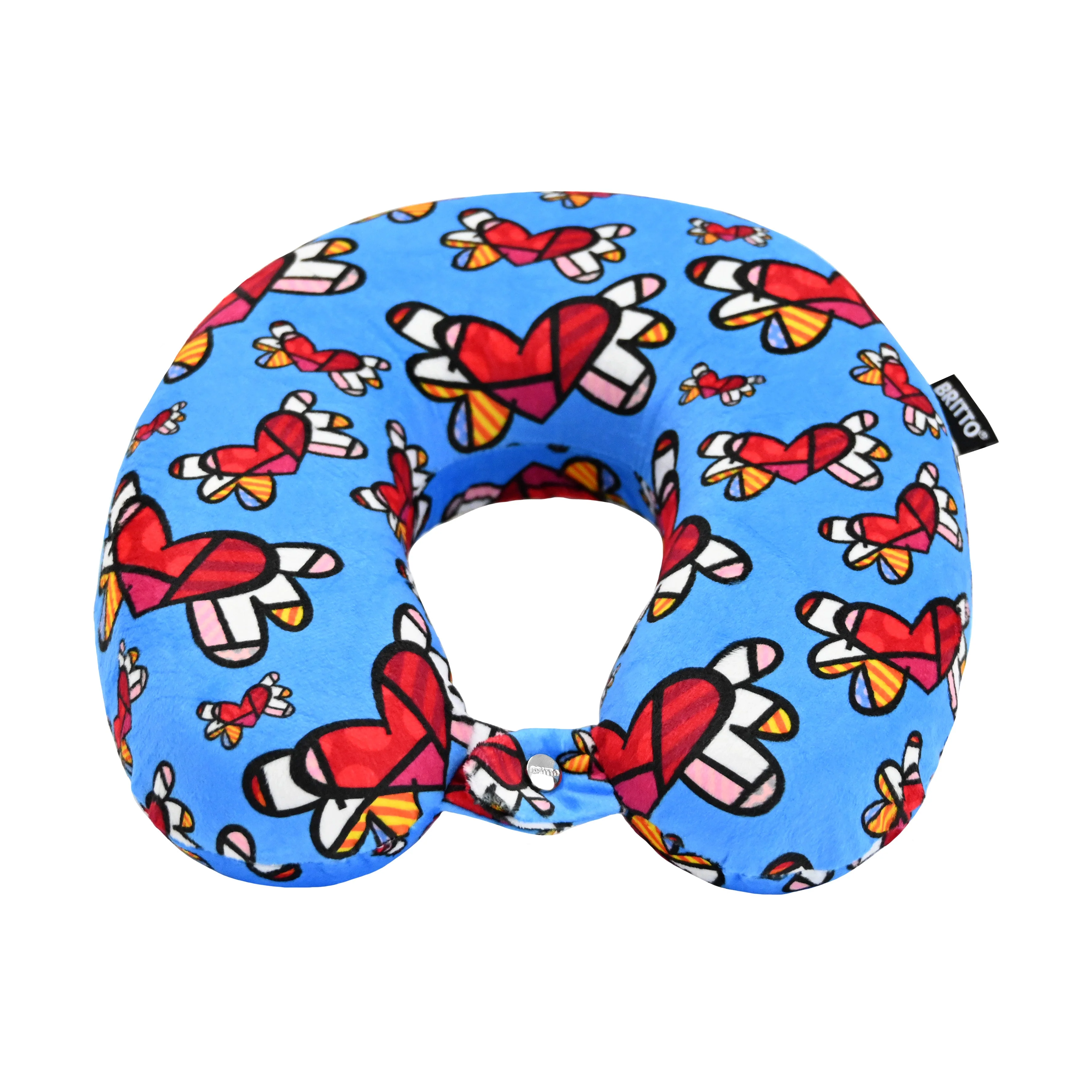 Flying Hearts Britto Neck Pillow - Image 9